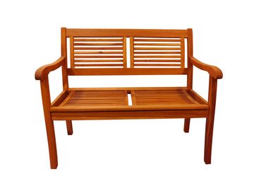Junado® Gartenbank Coruna, massives Akazieholz, 110 cm oder 150 cm, 2- oder 3-Sitzer Sitzbank