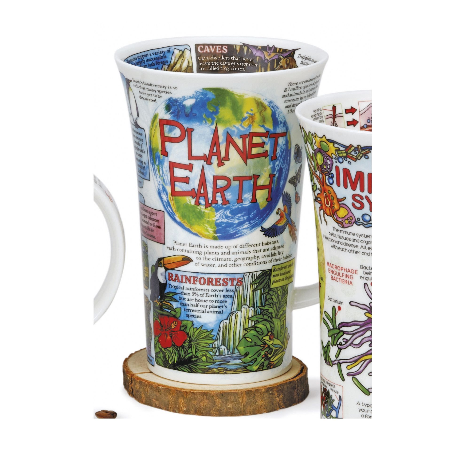 formano Tasse Dunoon Glencoe, Porzellan, Spülmaschinengeeignet, Mehrfarbig, Motiv: Erde
