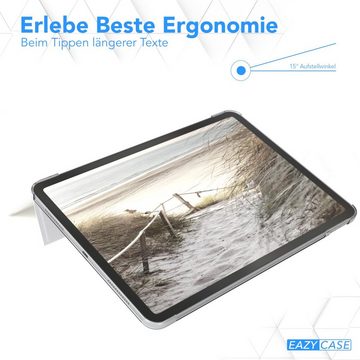 EAZY CASE Tablet-Hülle Smart Case für Apple iPad Air 4 2020 / Air 5 2022 10,9 Zoll, Schutzhülle mit Sleep Wake Up Funktion Smartcase verstellbar Etui Weiß