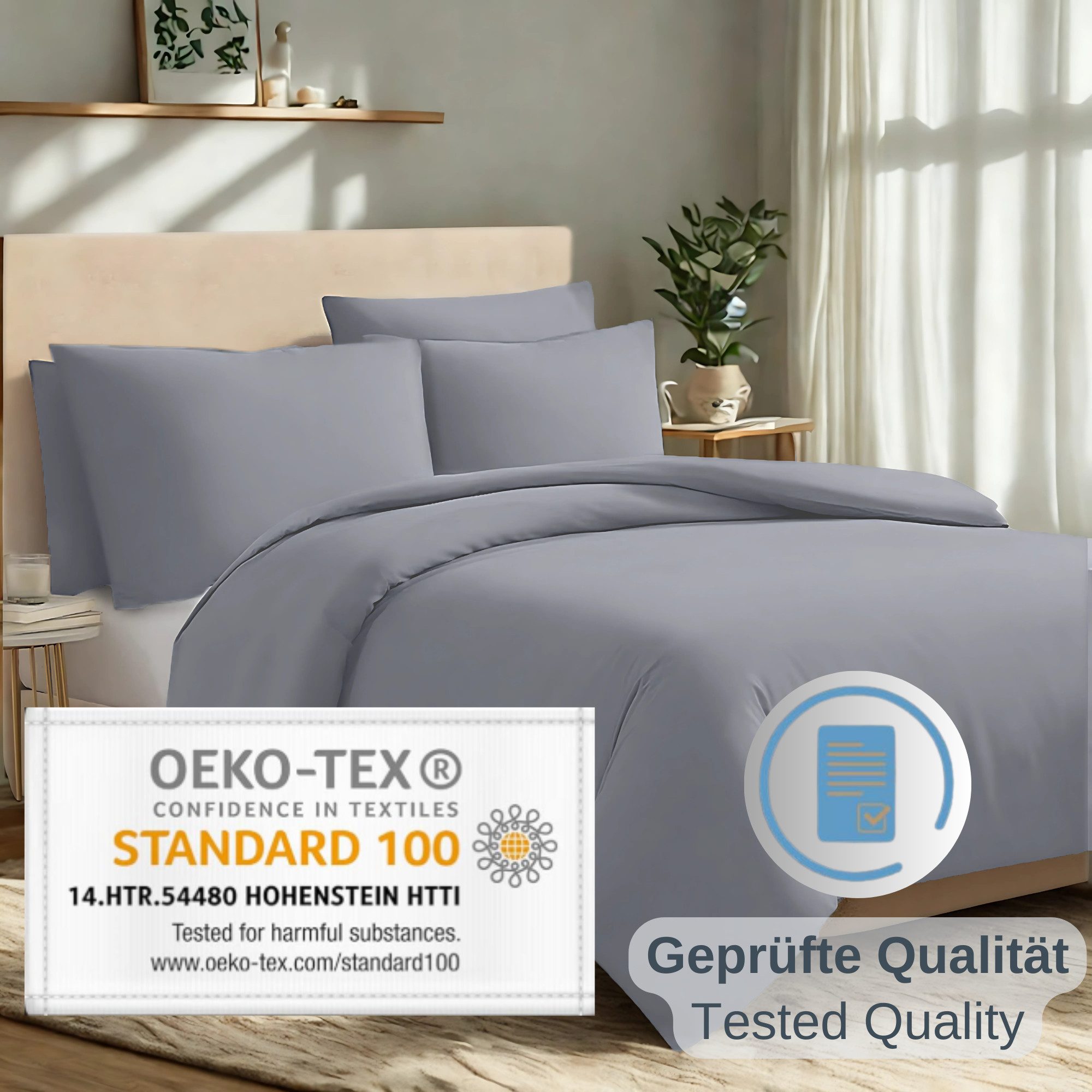 Komfortec Bettwäsche Premium, 135 x 200 bis 220 x 240 cm, 6 verschiedene Gr günstig online kaufen