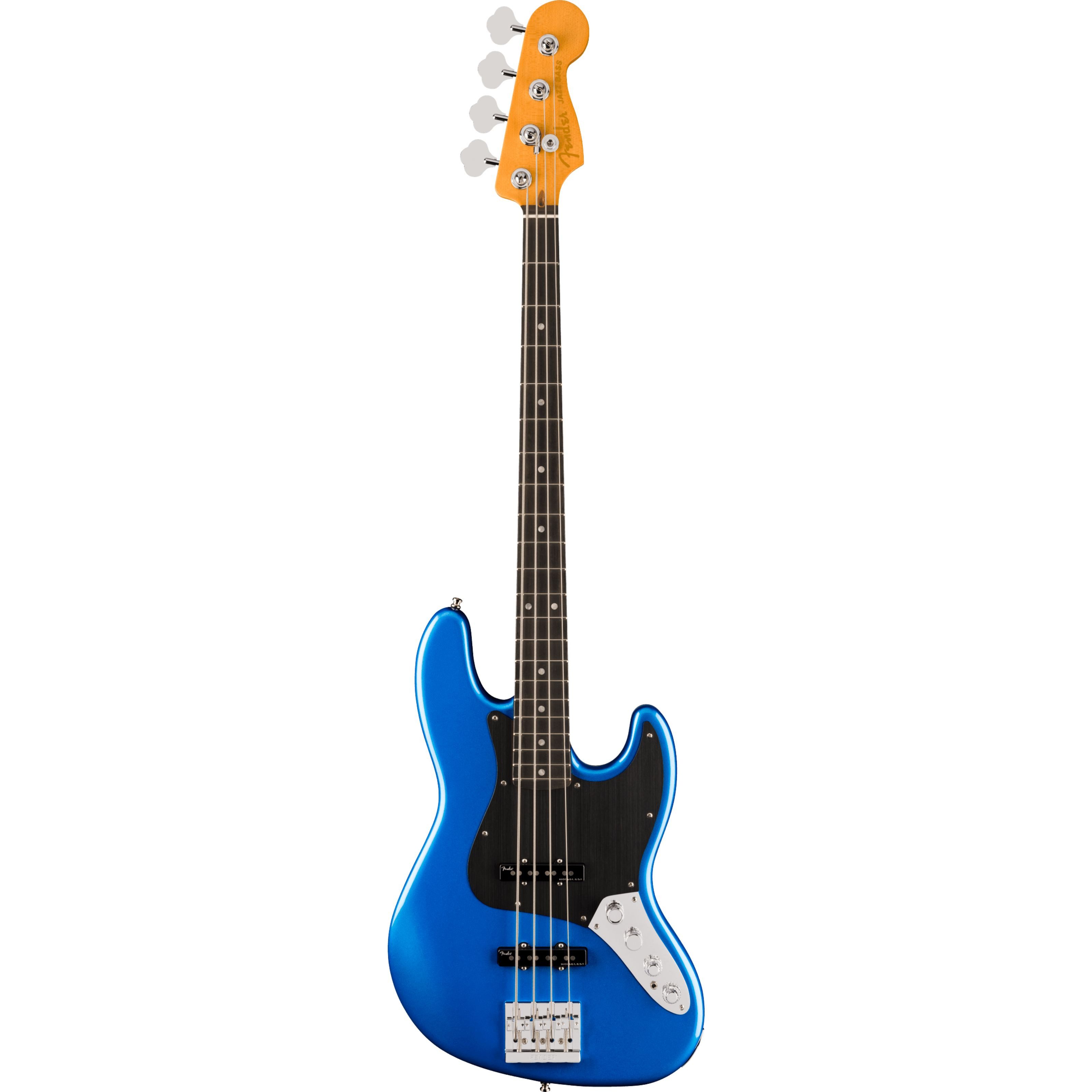 Fender E-Bass, E-Bässe, 4-Saiter E-Bässe, American Ultra II Jazz Bass EB Noble Blue - E-Bass