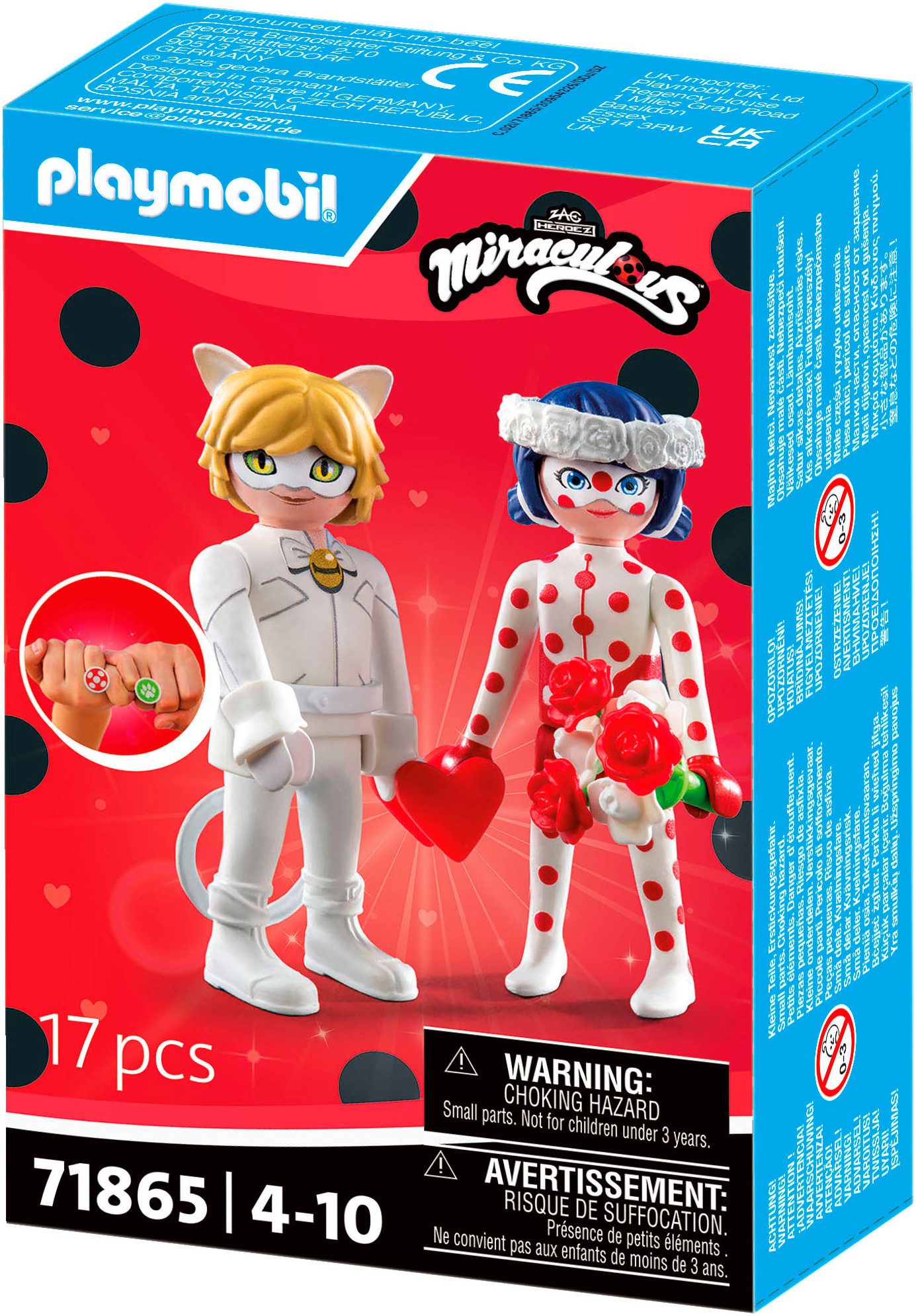 Playmobil® Miraculous: Ladybugs & Cat Noirs Hochzeitstraum (71865) Konstruktions-Spielset, (17 St), Made in Europe