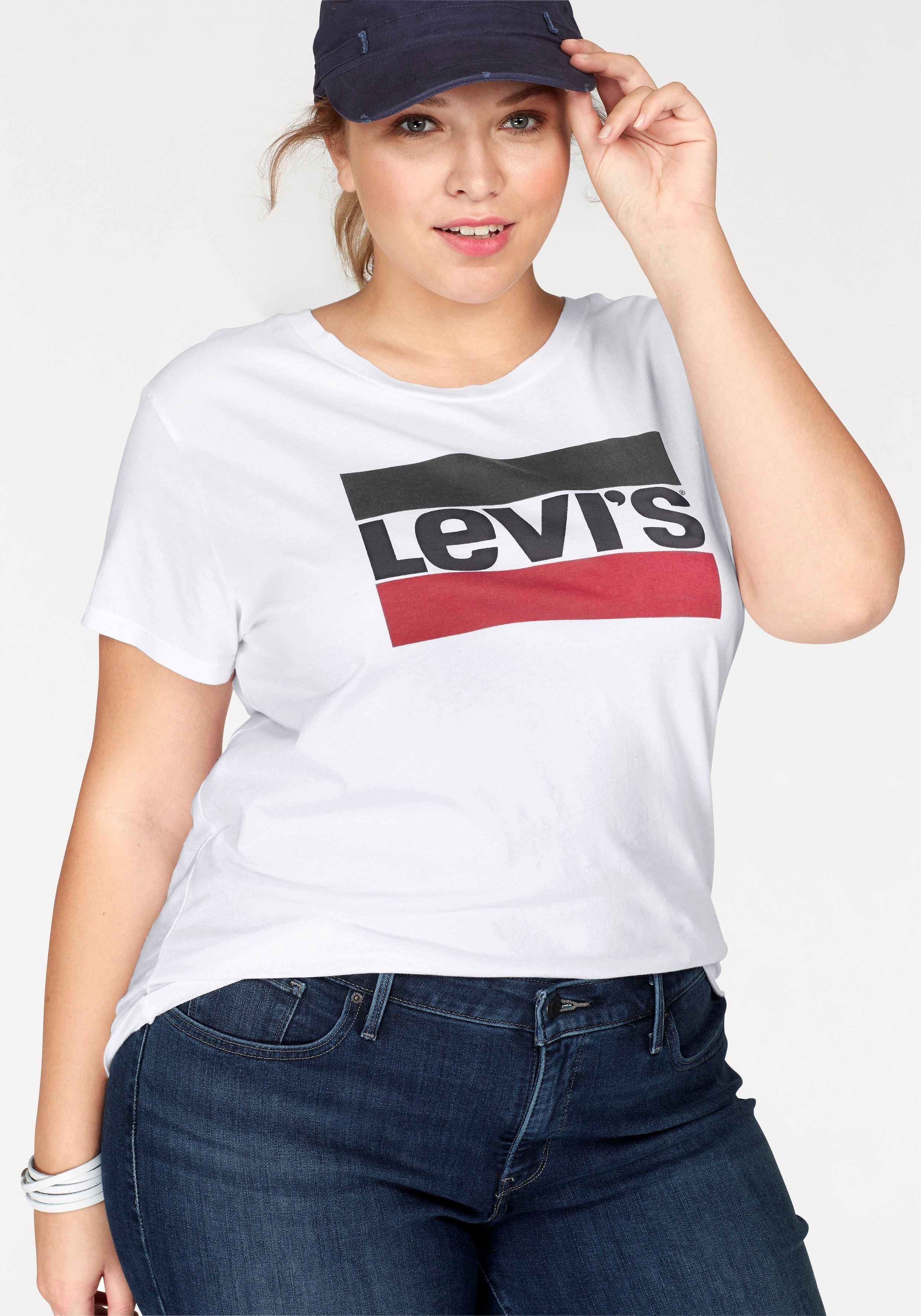 Levi's® Plus T-Shirt LSE_ PL PERFECT TEE mit Logo Print