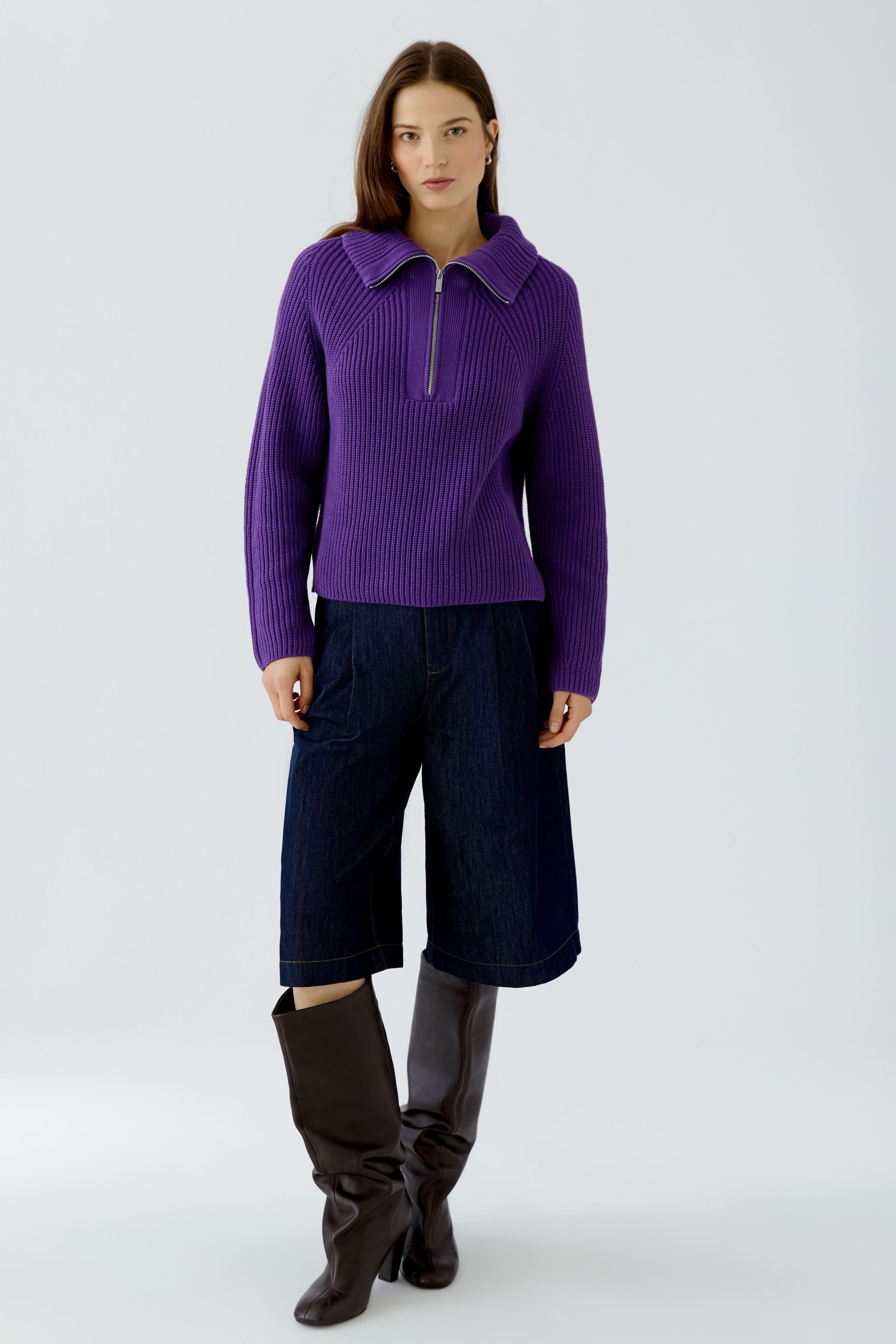 Oui Rollkragenpullover