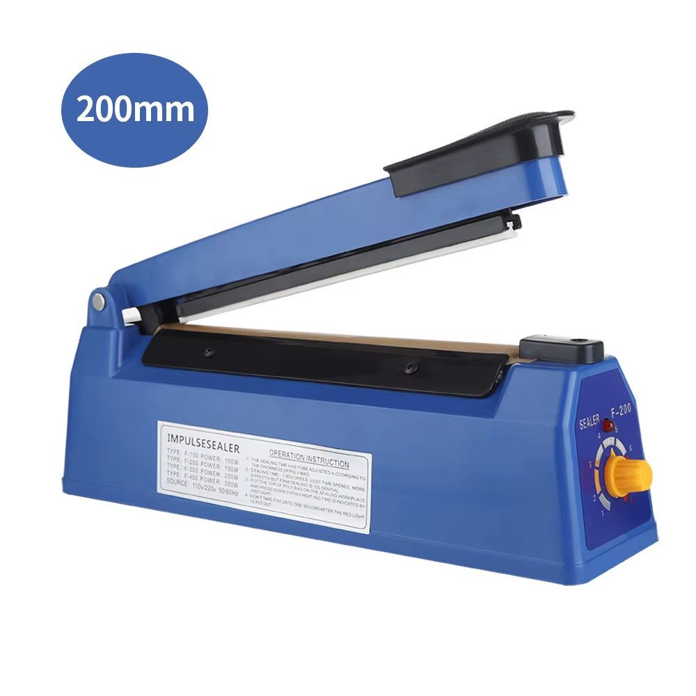 Athlix Vakuumierer Elektrische Impuls-Versiegelungsmaschine Heißsiegelgerät, Rollenbreite 20 cm, Schutz vor Überhitzen, Exakt anpassbare Hitzestufen