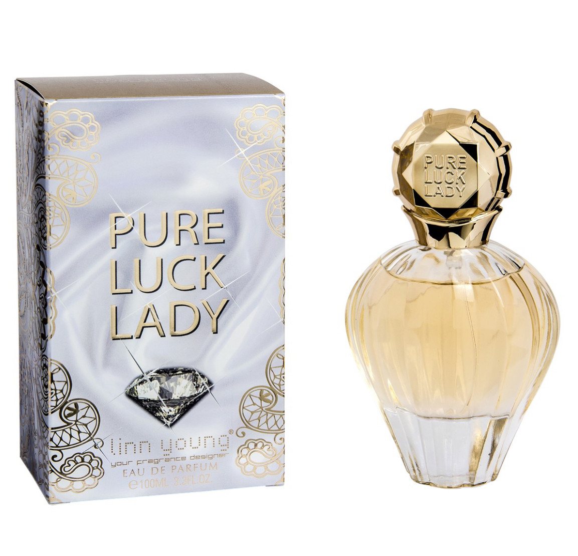 OMERTA Eau de Parfum Omerta/Linn Young Damenparfüm Duftzwilling 100ml EDP Pure Luck Lady, Anhaltender Duft