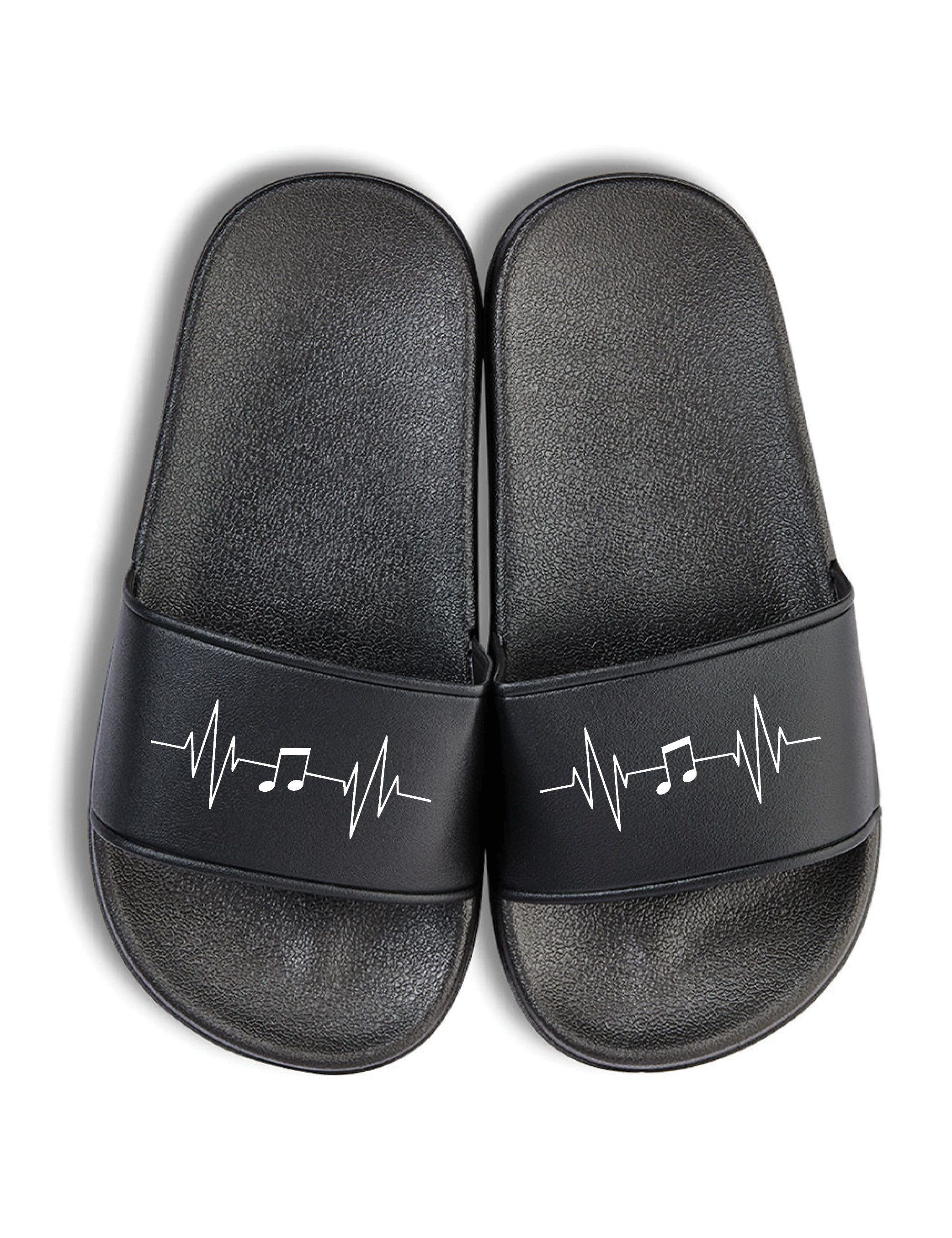 Heartbeat Music Kinder Badelatschen Flip Flops Badeschuh