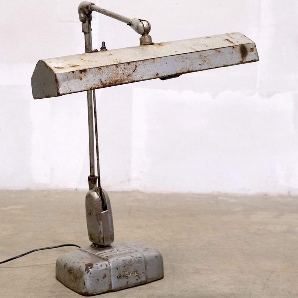 Trademark Living Schreibtischlampe Industrial Tischlampe Eisen – Authentische Vintage Schreibtischlampe