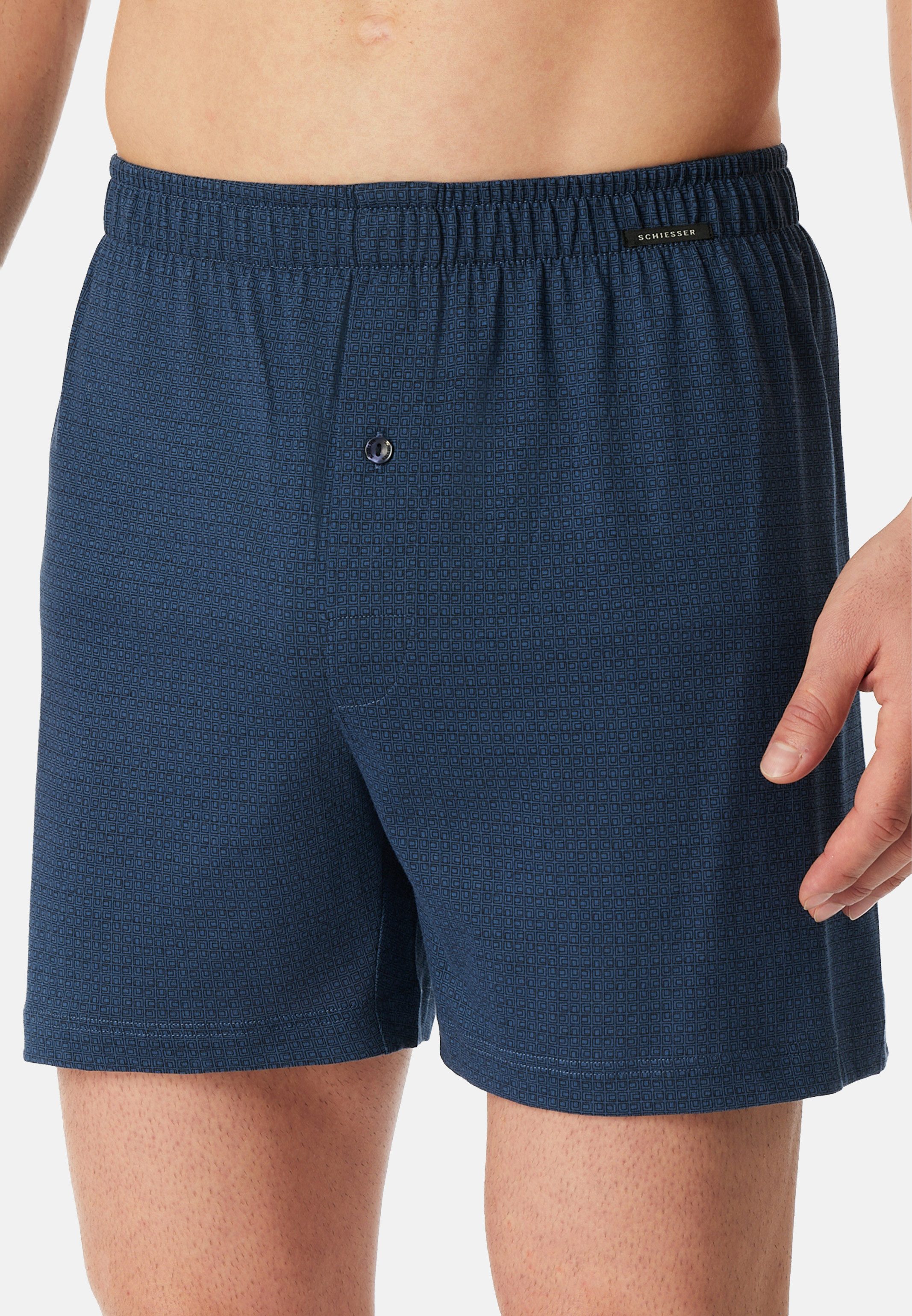 Schiesser Boxershorts 4er Pack Singel-Jersey (Spar-Set, günstig online kaufen
