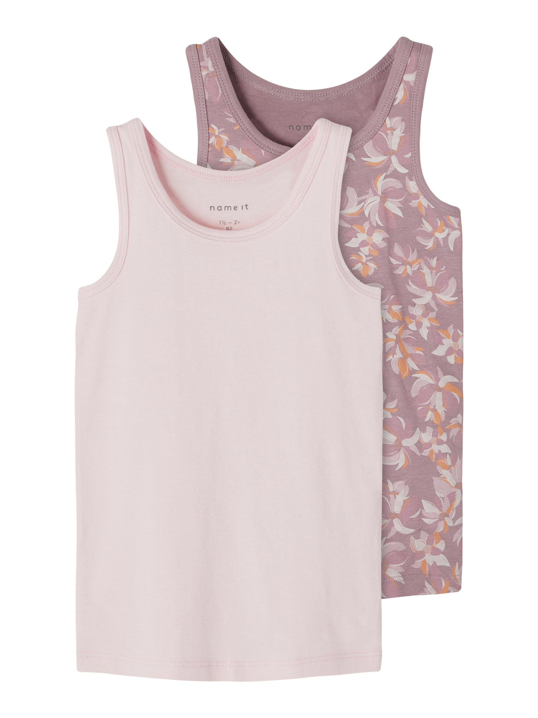 Name It Unterhemd (2-St) NMFTANK TOP 2P ELDERBERRY FLOWER