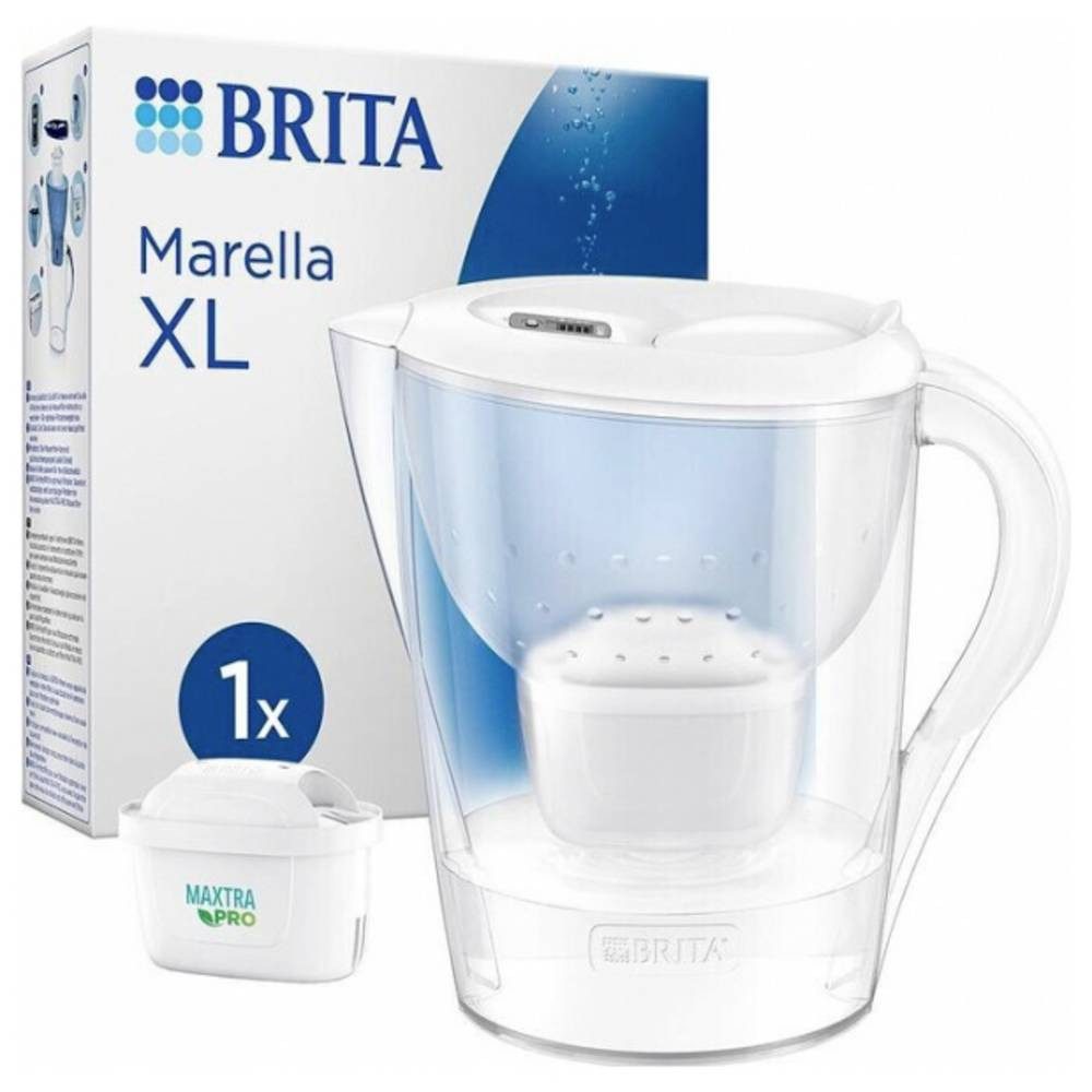 Brita Wasserfilter Marella XL 12527 Wassersparfilter-Set 3
