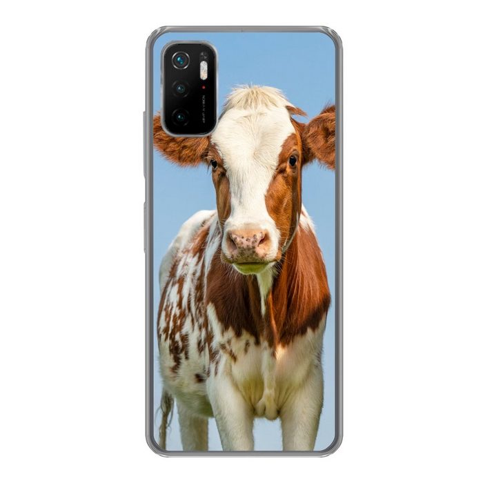 MuchoWow Handyhülle Kühe - Himmel - Tiere - Bauernhof - Porträt Phone Case Handyhülle Xiaomi Poco M3 Pro 5G Silikon Schutzhülle