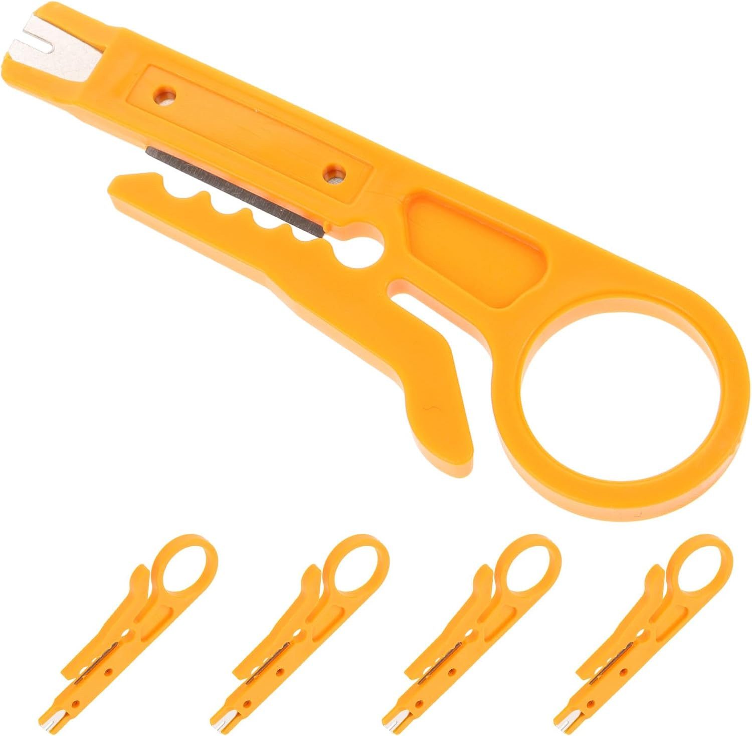 FELIXLEO Abisolierzange 5 Stück Mini Kabelabisolierer Abisolierwerkzeug für Kabel Drähte, 1-tlg.