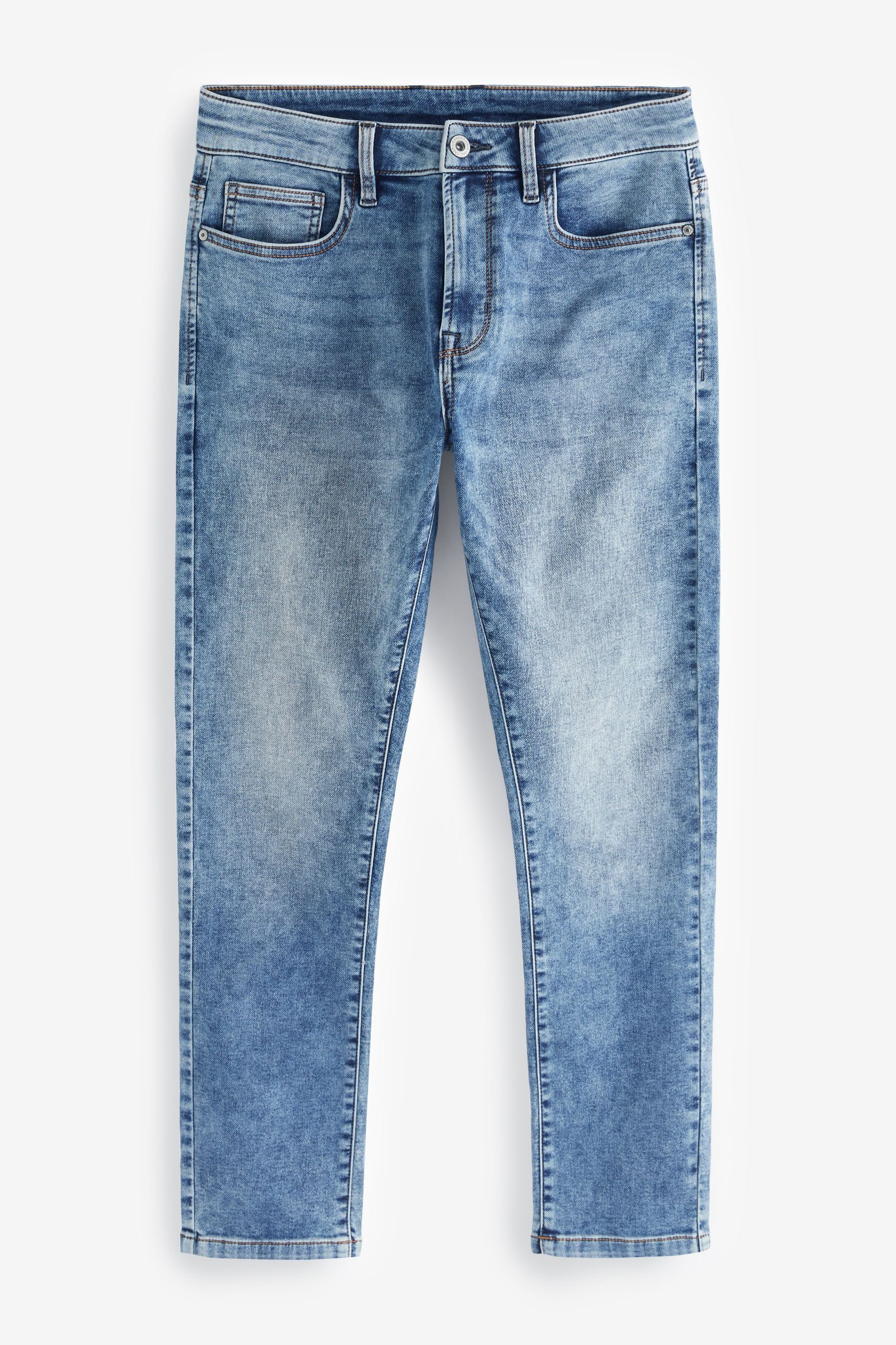 Next (1-tlg) Washed Blue Skinny-fit-Jeans