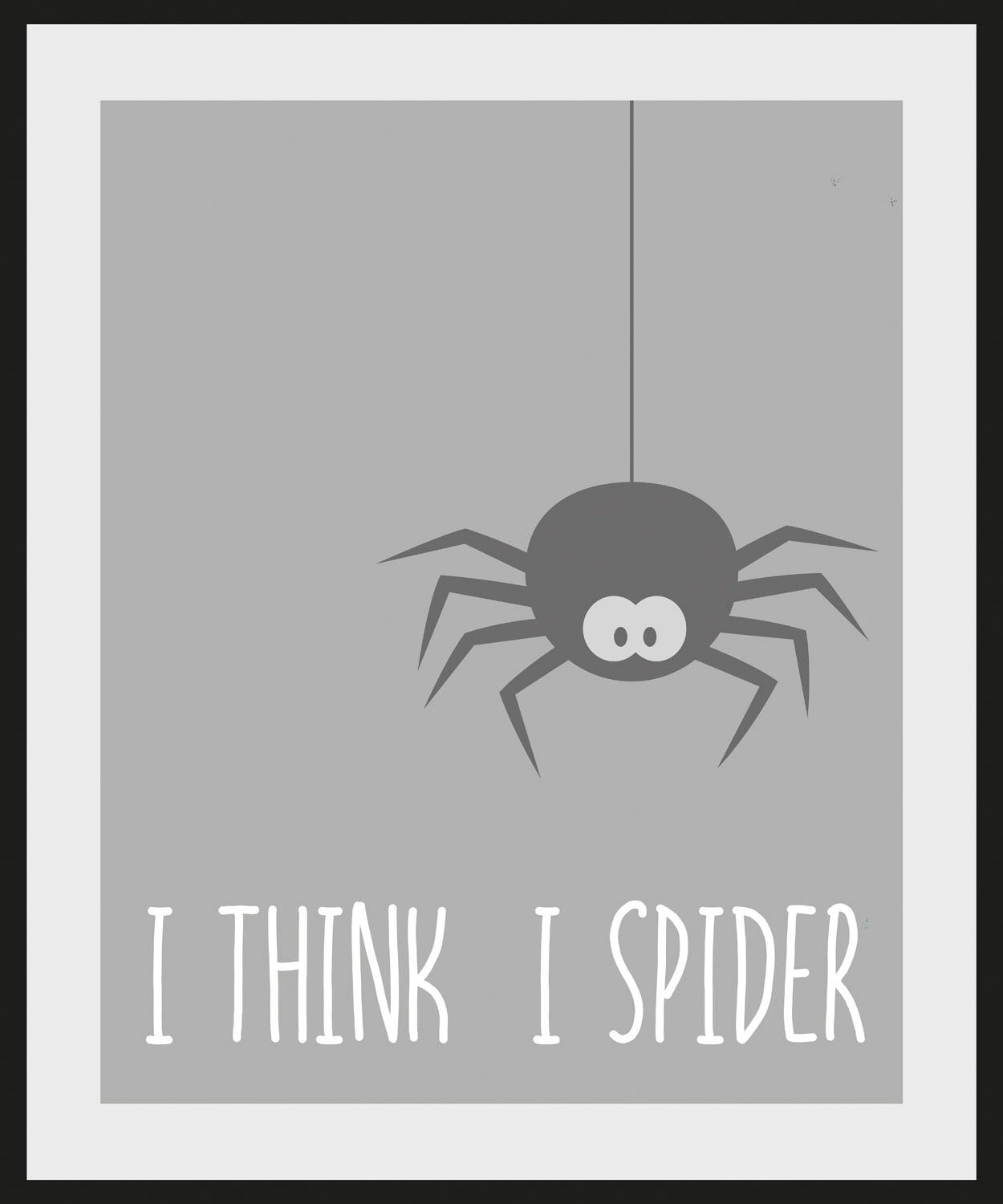 queence Bild I THINK SPIDER, St) I Schriftzug (1