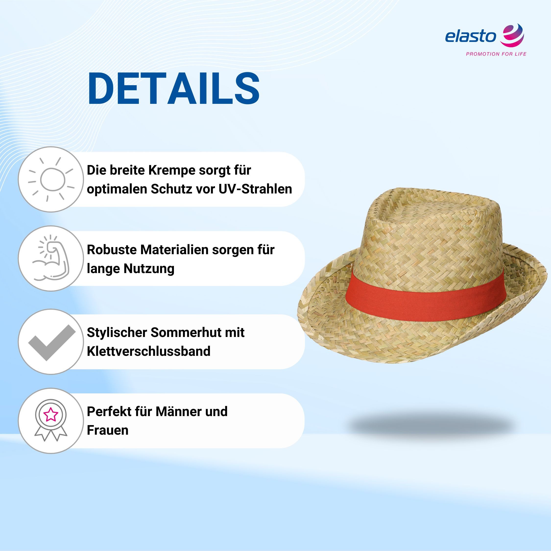 elasto Schirmmütze Sommerhut KUBA Sonnenhut Damen günstig online kaufen