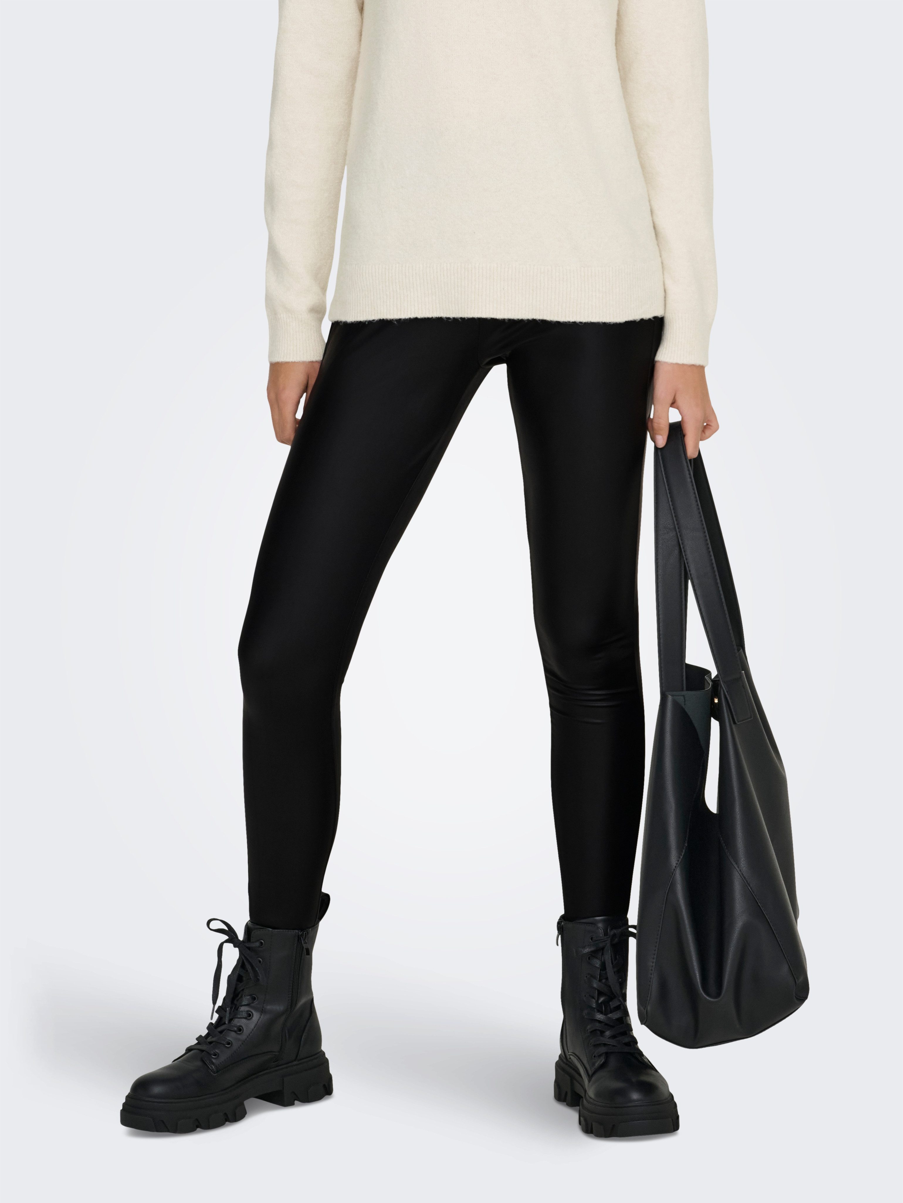 ONLY Lederimitathose ONLCOOL COATED LEGGING NOOS JRS