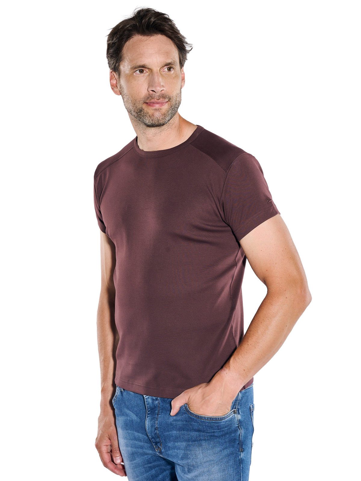Engbers T-Shirt Herren T-Shirt "My Favorite" organic, Dunkelrot