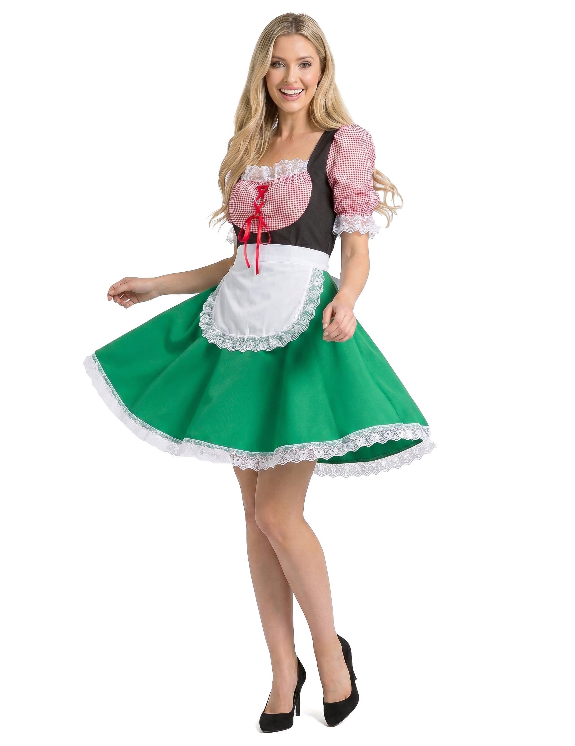 REDSUN Kostüm Dirndl Damen-Kostüm bunt
