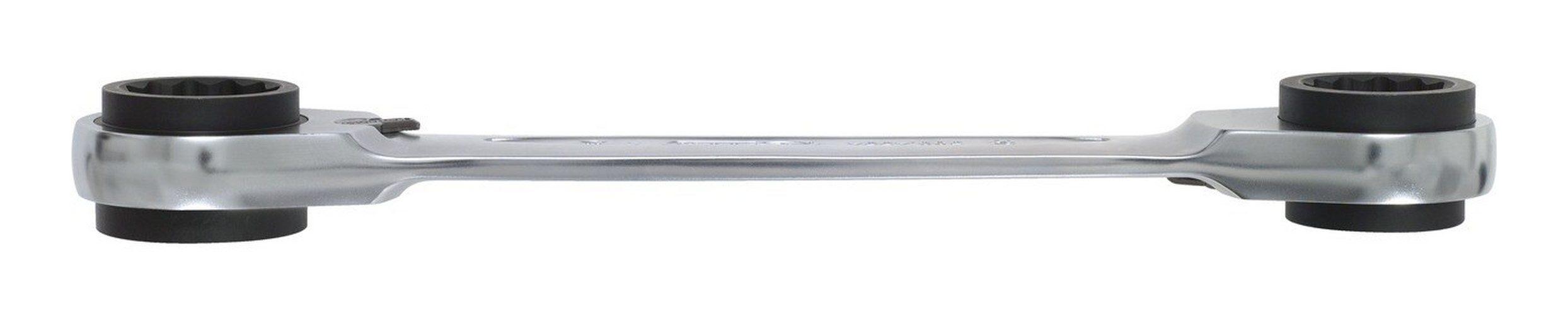 KS Tools Ratschenringschlüssel GEARplus (2 St), 4 in 1 umschaltbar DoppelSatz, 2-teilig 21-34 mm