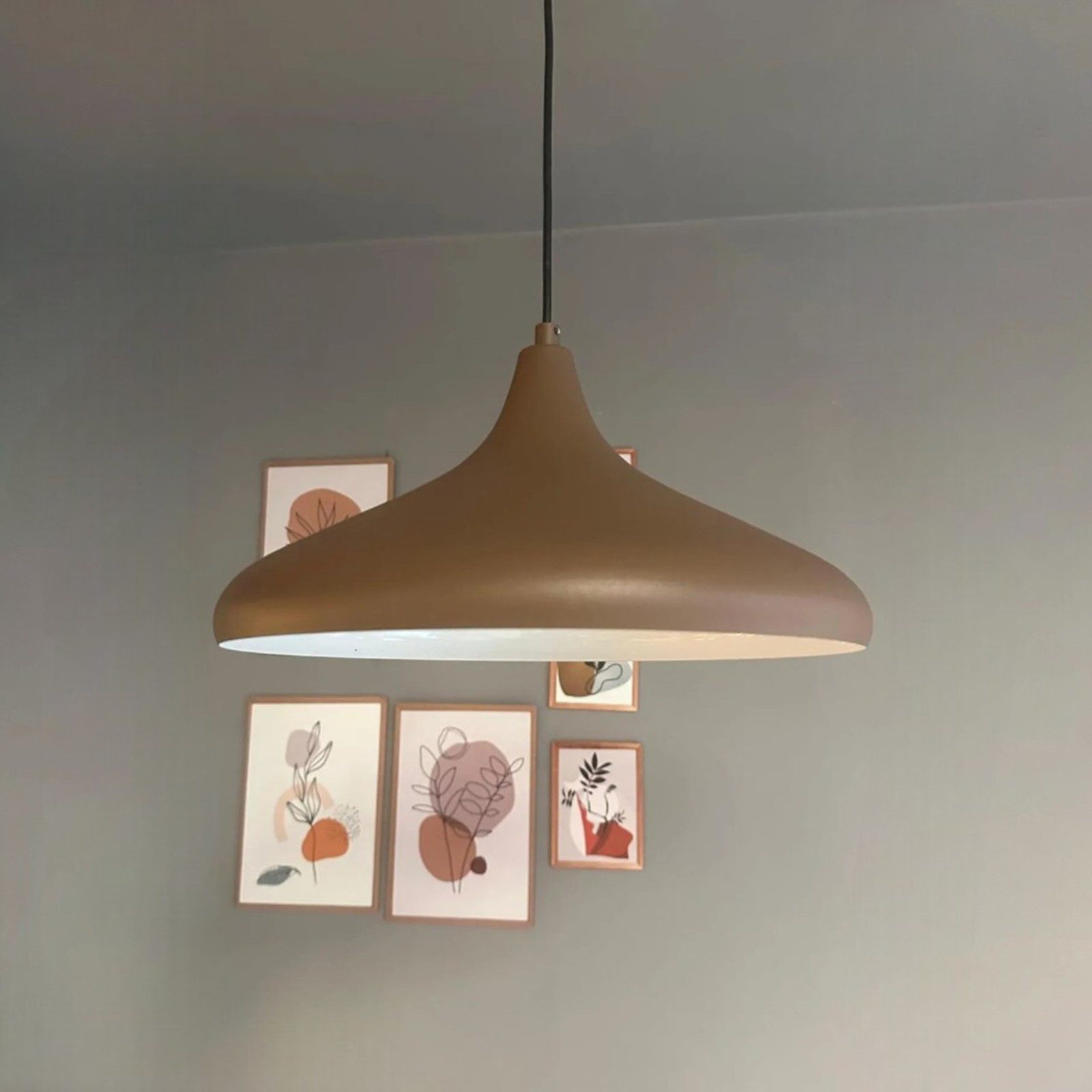 Bamyum Pendelleuchte Bamyum Pendelleuchte Durchmesser 35 cm E27 Metall Mode günstig online kaufen