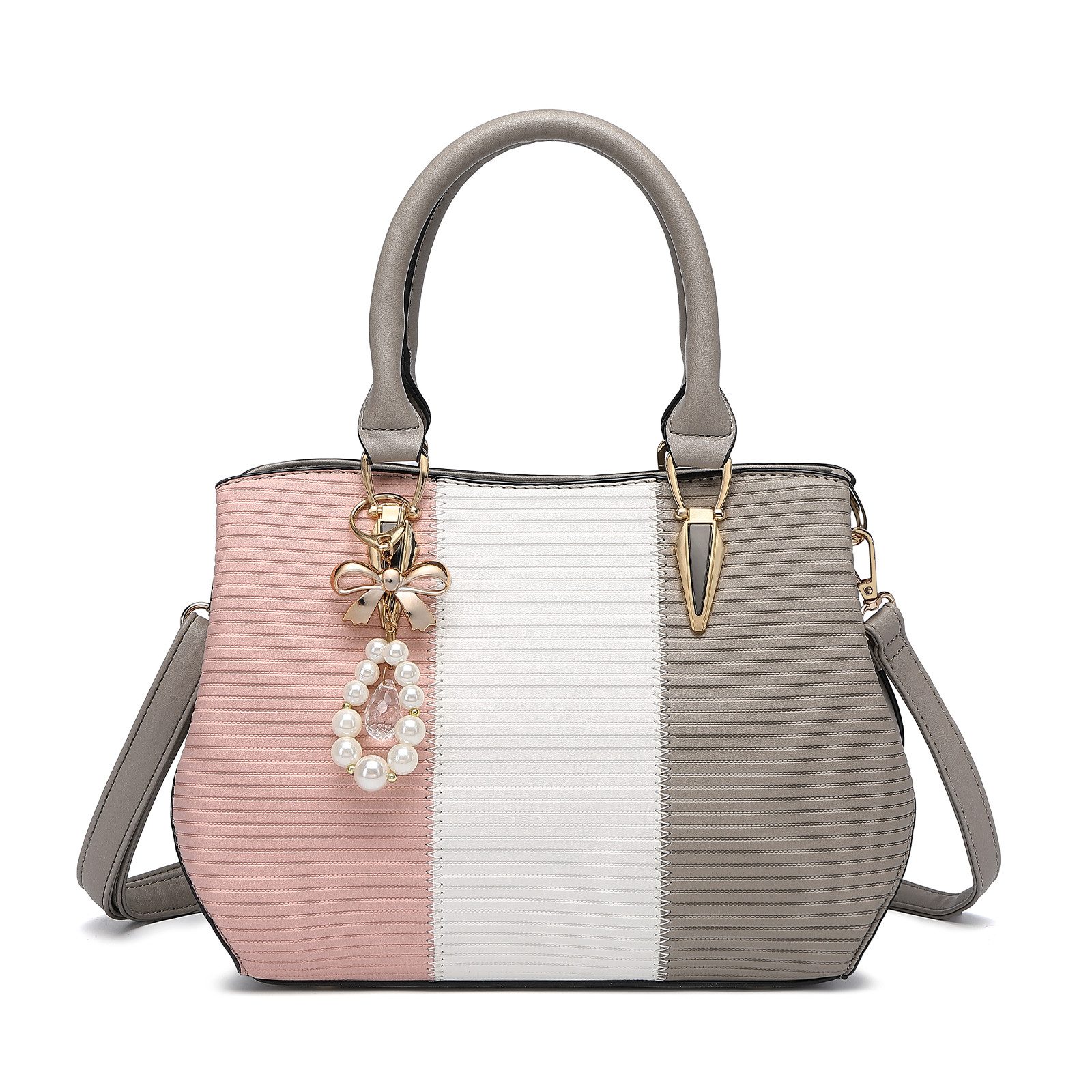 Miss Lulu Henkeltasche Handtasche Damen Mittelgroß Tasche Multicolor Elegan günstig online kaufen