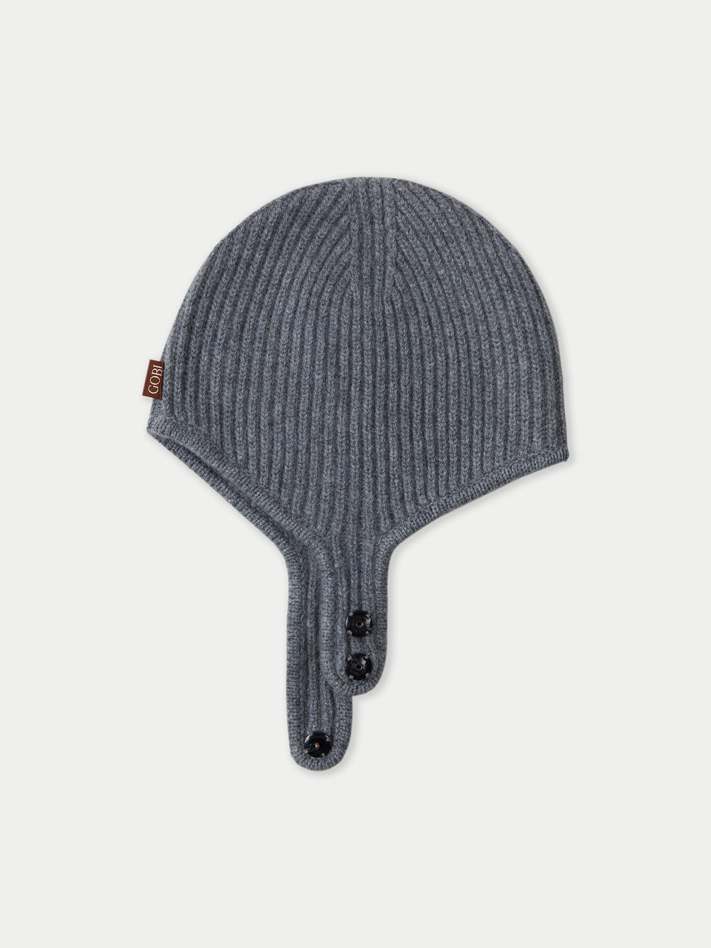 GOBI Cashmere Beanie Gestrickte Kaschmir Aviator-Mütze