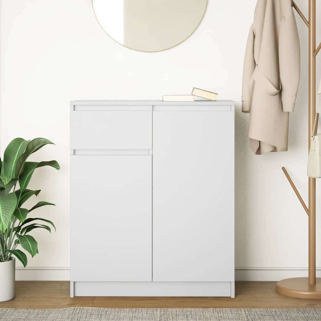 vidaXL Sideboard Sideboard mit Schublade Weiß günstig online kaufen
