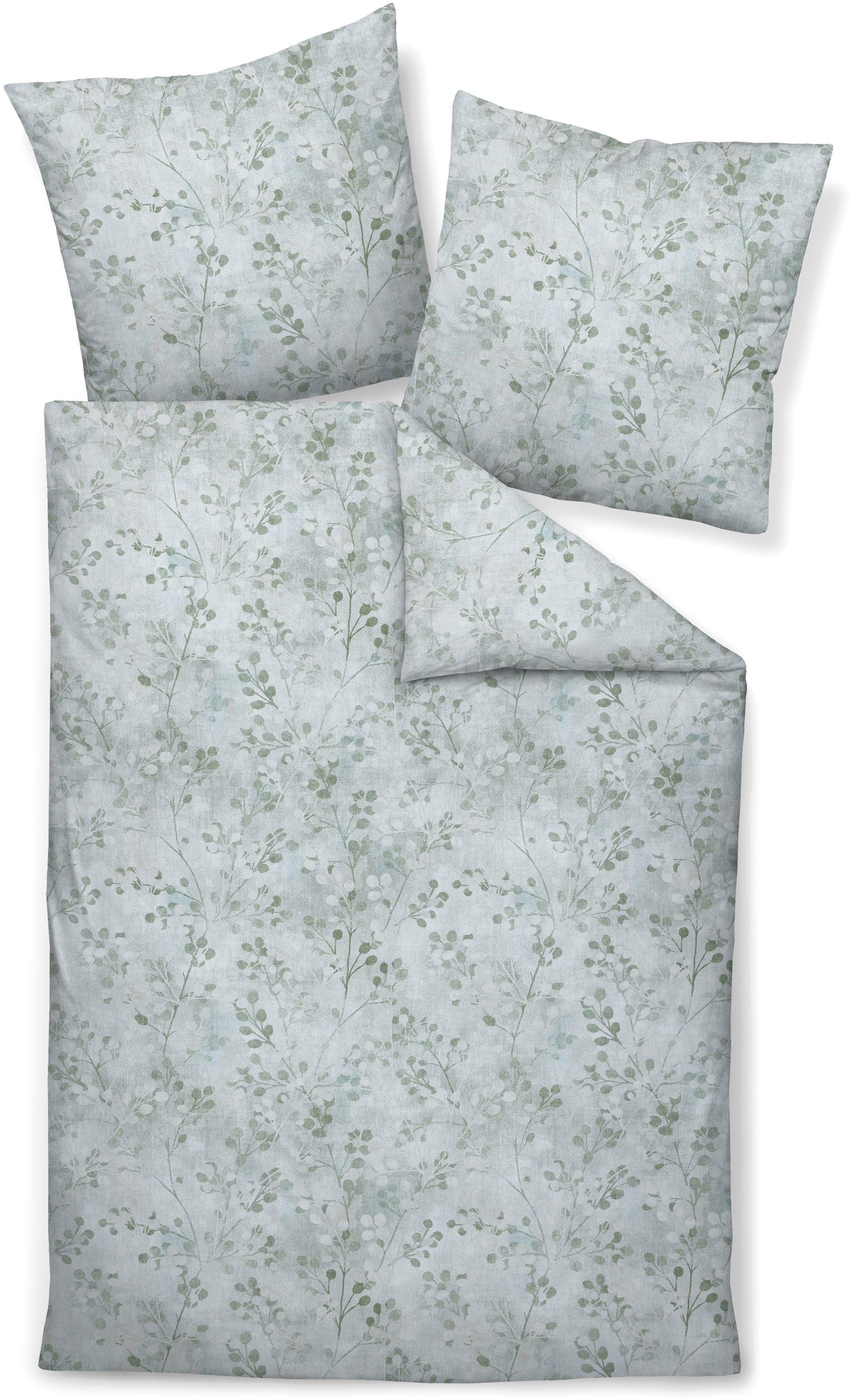 Janine Bettwäsche Soft-Cotton71003 0, Linon, mit Reissverschluss