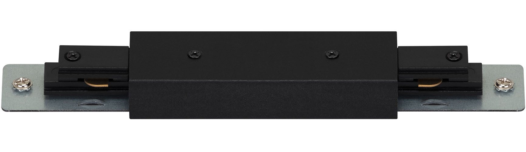 Briloner Leuchten Schienensystem-Einspeiser RAIL, 20,5 cm, (1-tlg), Einspeisung 20,3 cm Schwarz Schienensystem Rail Wohnzimmer Büro Küche