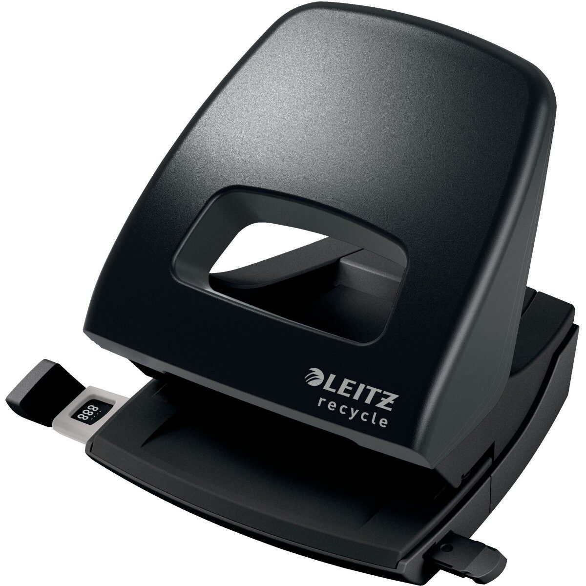 LEITZ Locher Bürolocher NeXXt Recycle Kunststoff 30 Blatt schwarz
