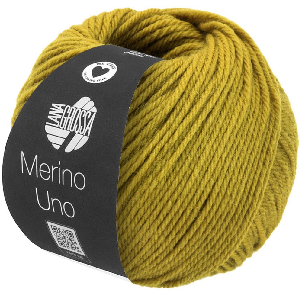 LANA GROSSA MERINO UNO Häkelwolle, 125 m (Extrafeine Merinowolle mit Superwash-Ausrüstung), 50 g