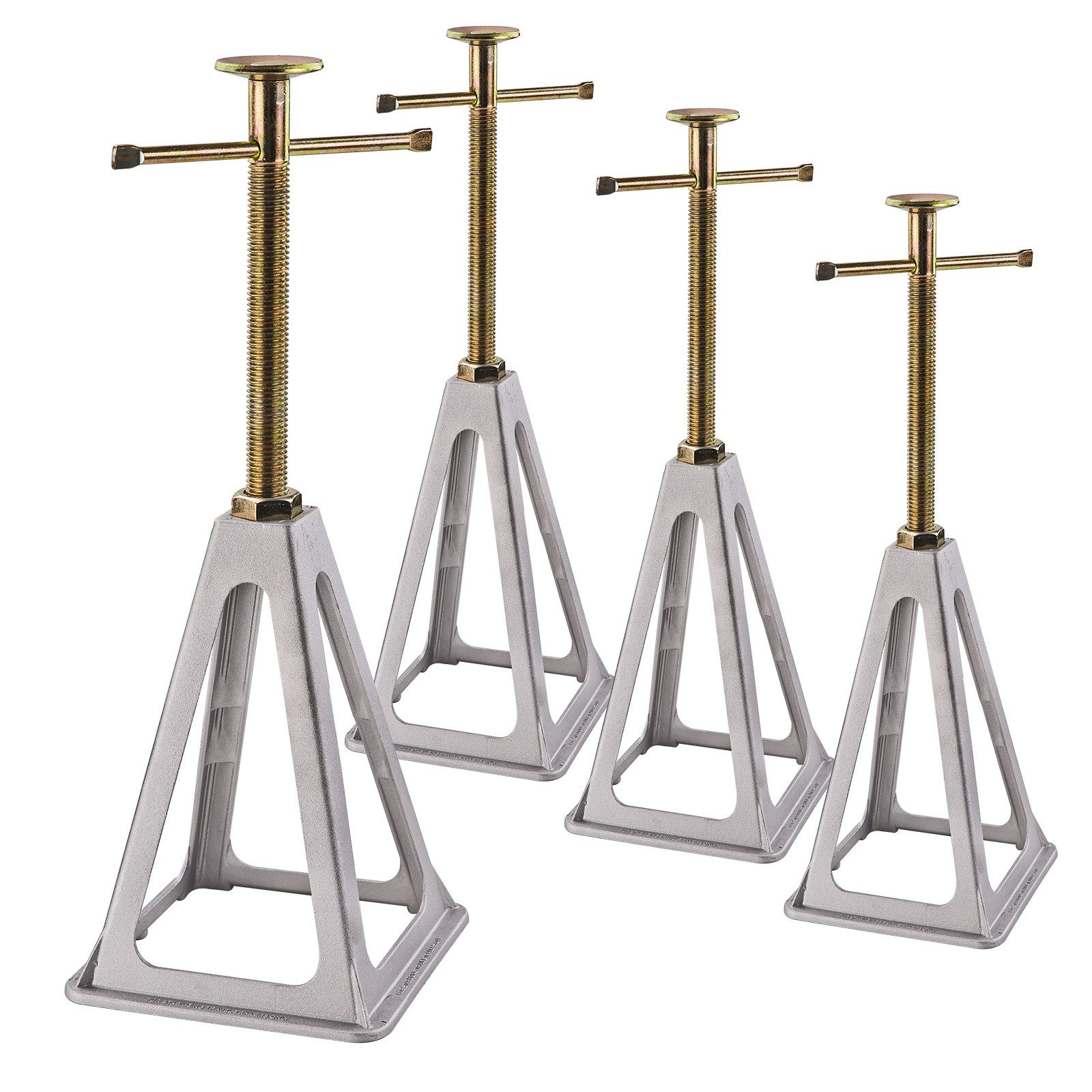 DEMA Anhänger-Abstellstütze Alu Anhängerstützen Set 4-teilig