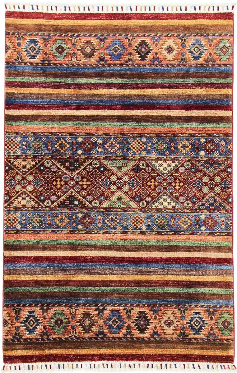 Orientteppich Arijana Shaal 103x156 Handgeknüpfter Orientteppich, Nain Trading, rechteckig, Höhe: 5 mm | Kurzflor-Teppiche
