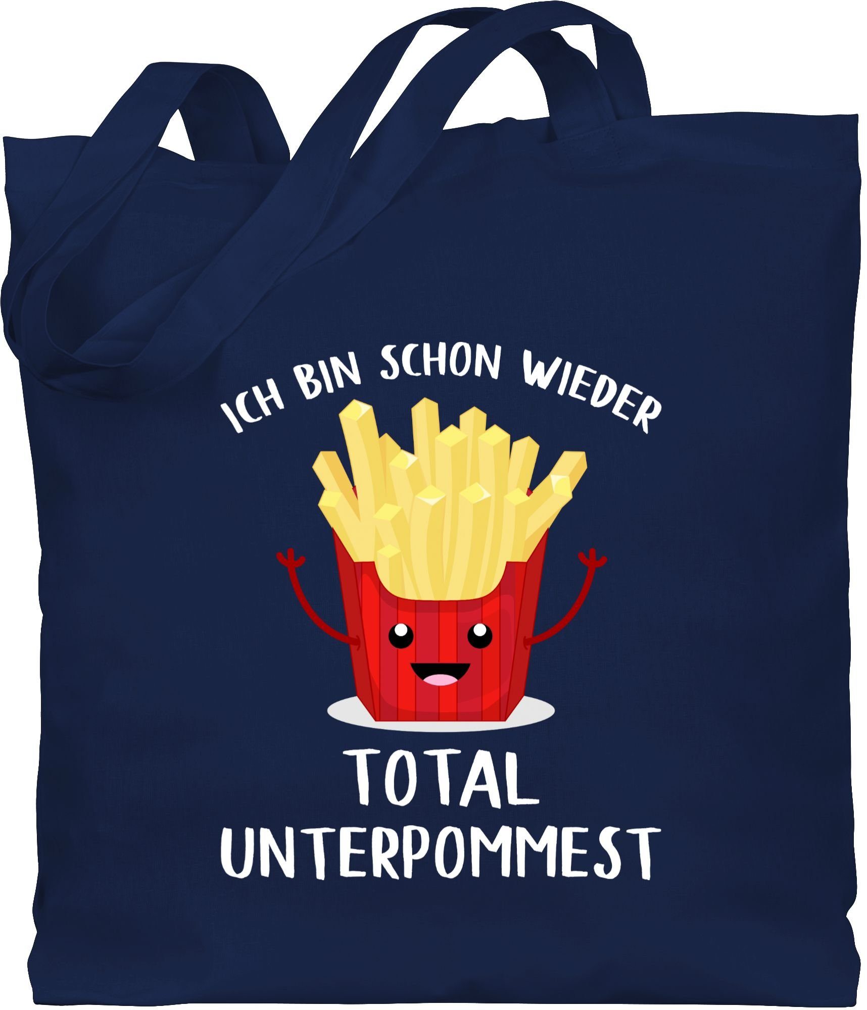 Shirtracer Umhängetasche Ich bin schon wieder total unterpommest