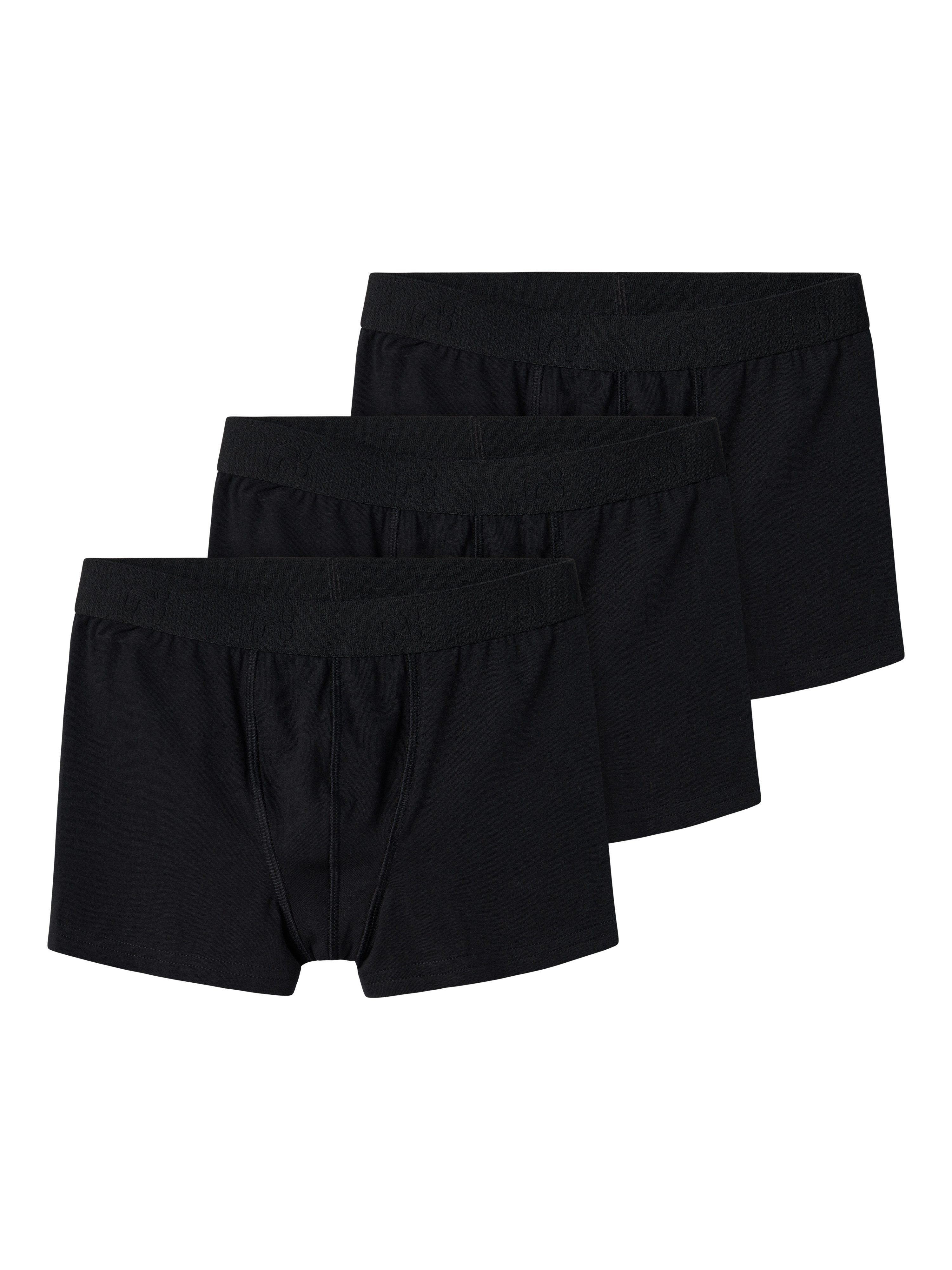 Name It Trunk NKMBOXER 3P (Packung, 3-St) eng, Jersey, Logoschriftzug, angesetztes Bündchen