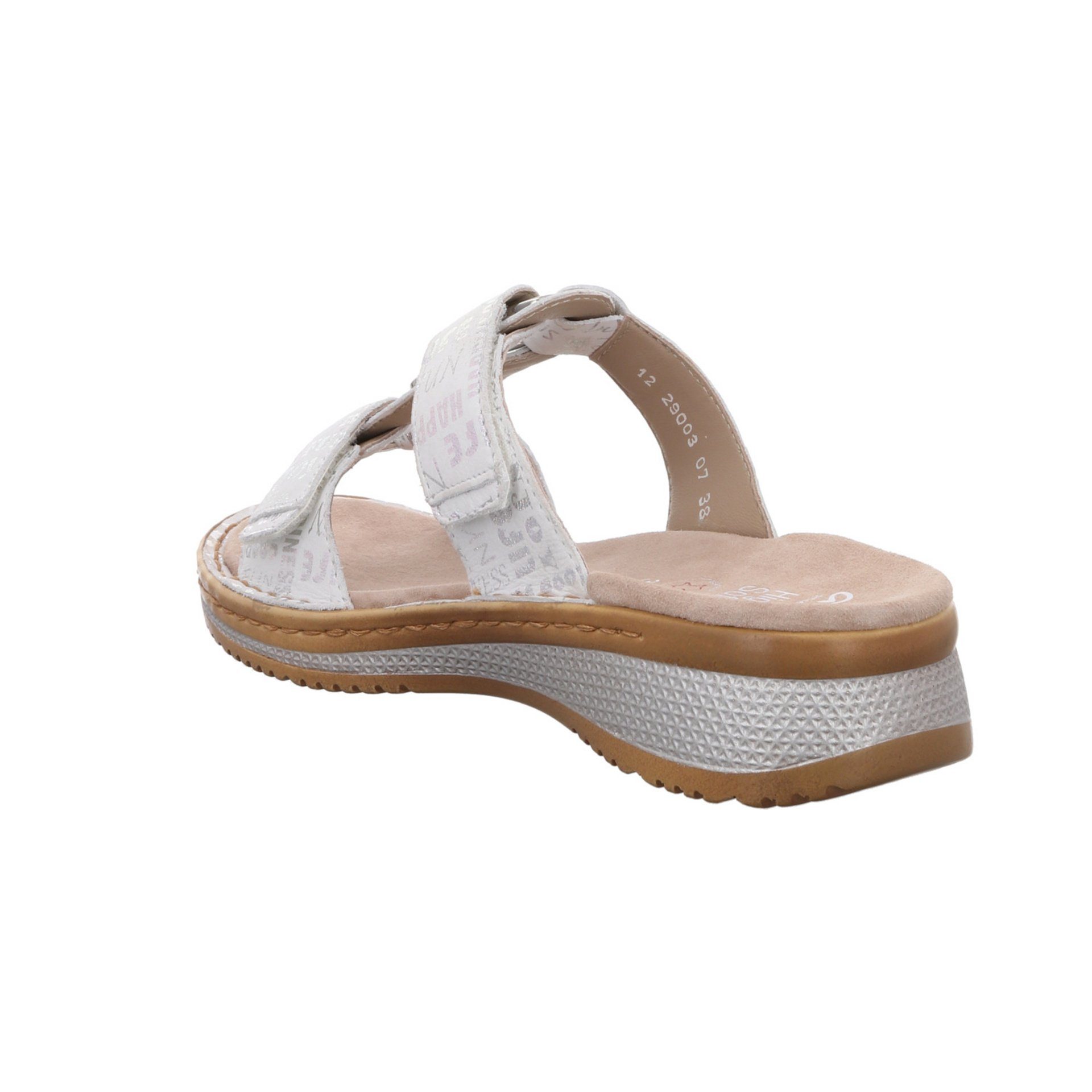 Pantolette Pantoletten Sandalen Hawaii Damen Ara nebbia Veloursleder Pantolette