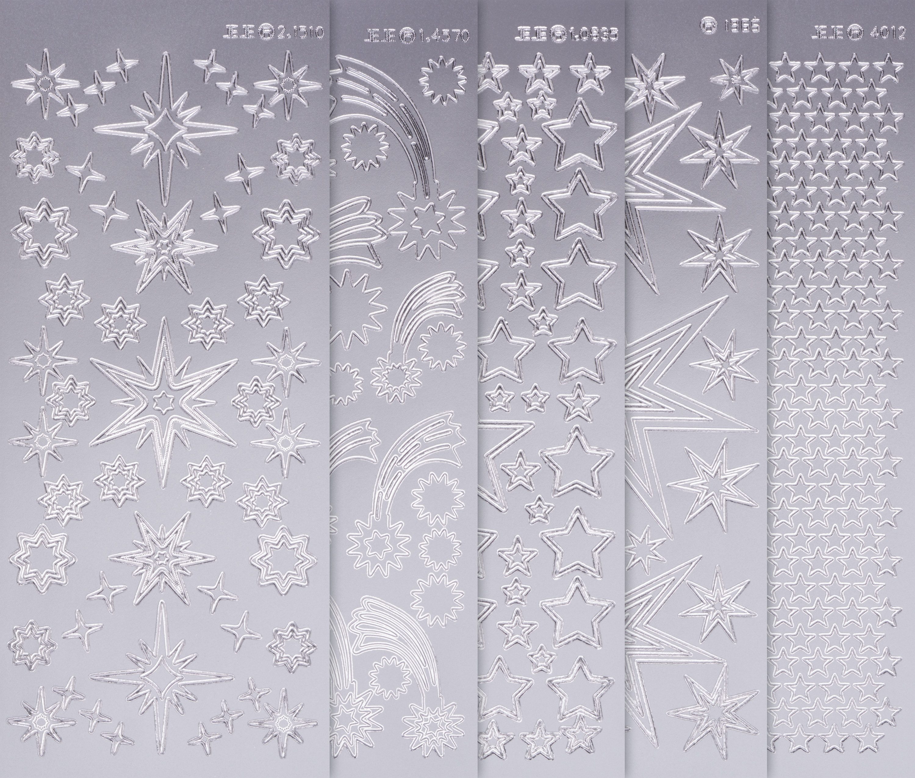 VBS Наклейки Sternenzauber, (5-tlg), 5 Stück