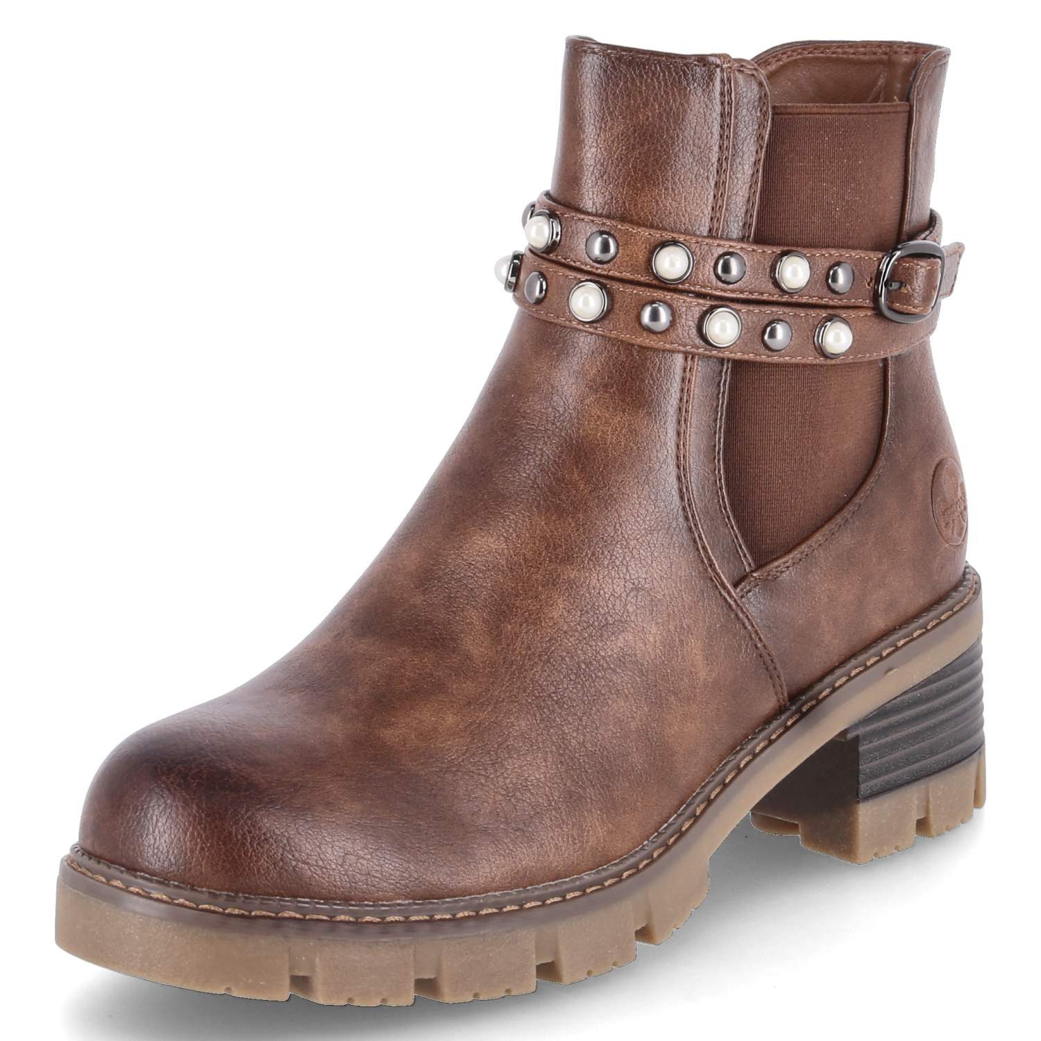 Rieker Rieker 92064-25 Damen Textil & Synthetik brown Winterstiefel