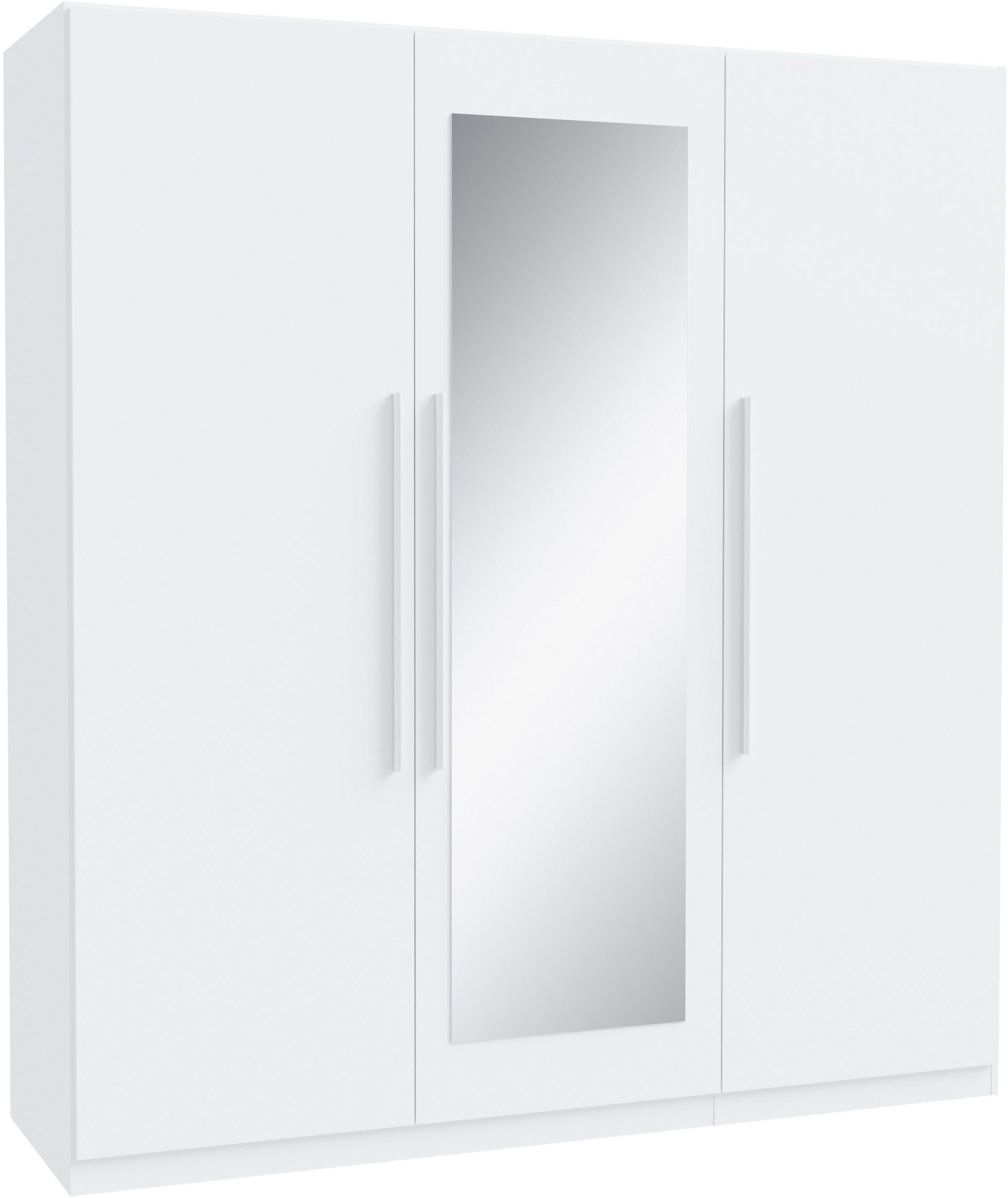 FORTE Kleiderschrank B/H/T 180,6/212,9/59 cm, Stauraum, Spiegeltüre