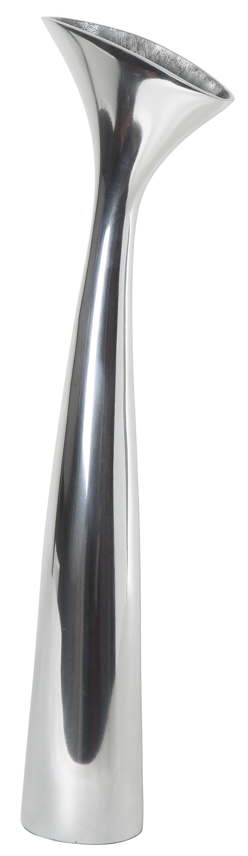 Dekovase Blumenvase Deko Vase Blütenvase Artra Tischvase St), (1 L Aluminium Tischvase Dekoration ARTRA Silber