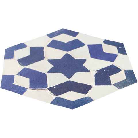 MySpotti Duscheinlage Klebefliese stepon Enrico, Hexagon, B: 35 cm, L: 30 cm, 1-tlg., antirutsch