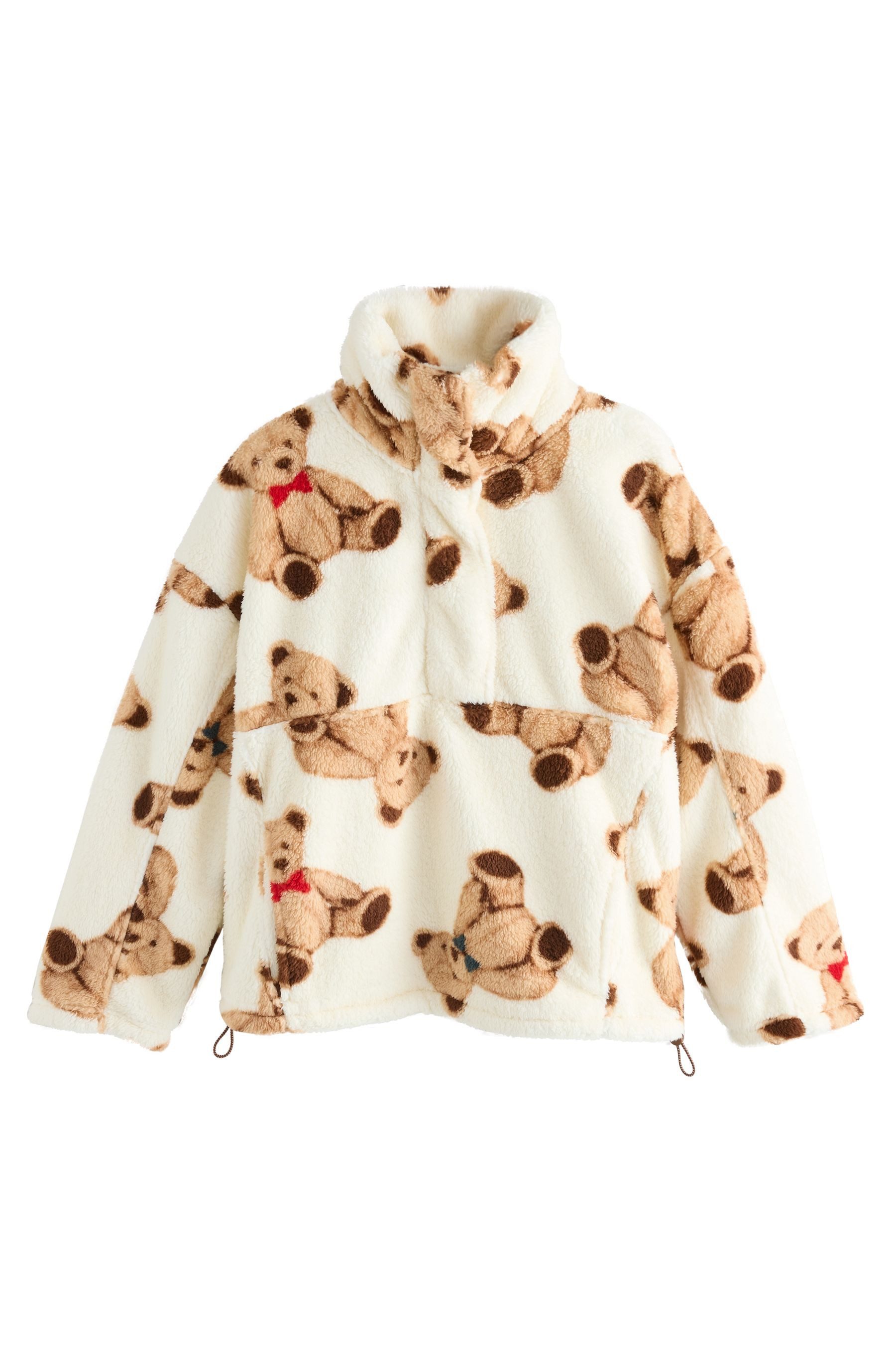 Next Fleecejacke Borg-Fleece mit halben Reißverschluss (1-St) günstig online kaufen