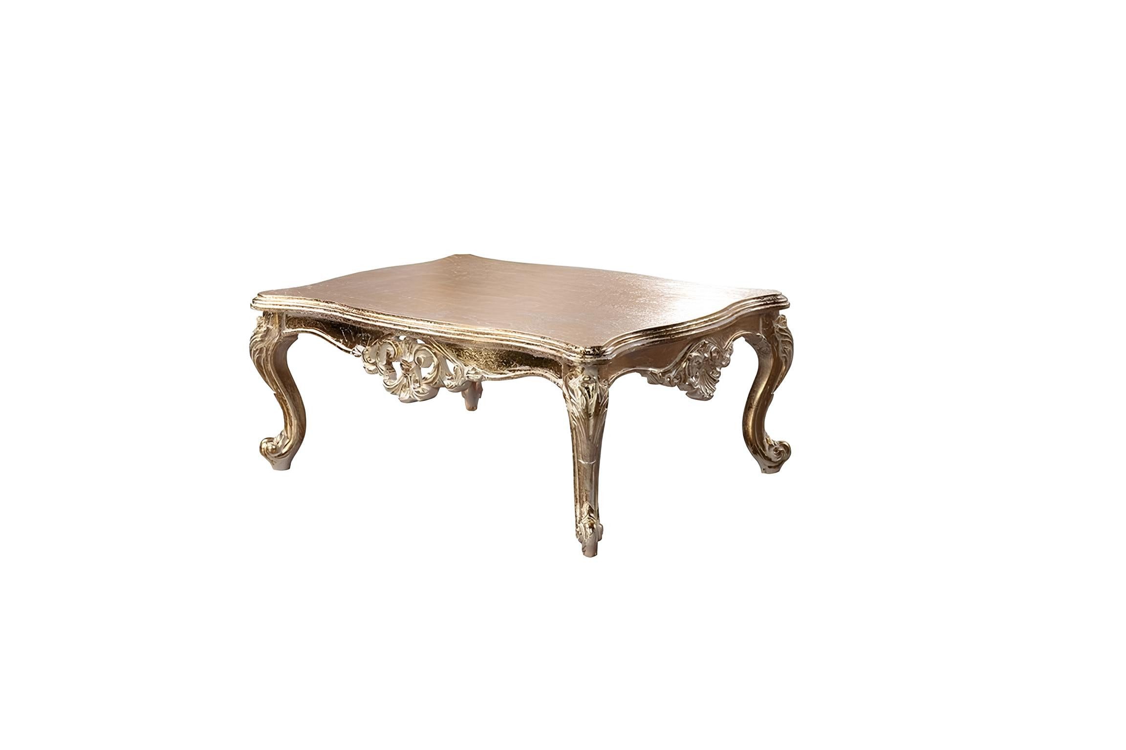 JVmoebel Couchtisch Eleganter Beistelltisch aus Holz in Gold, Art-déco-Stil (Packung), Made in Europa
