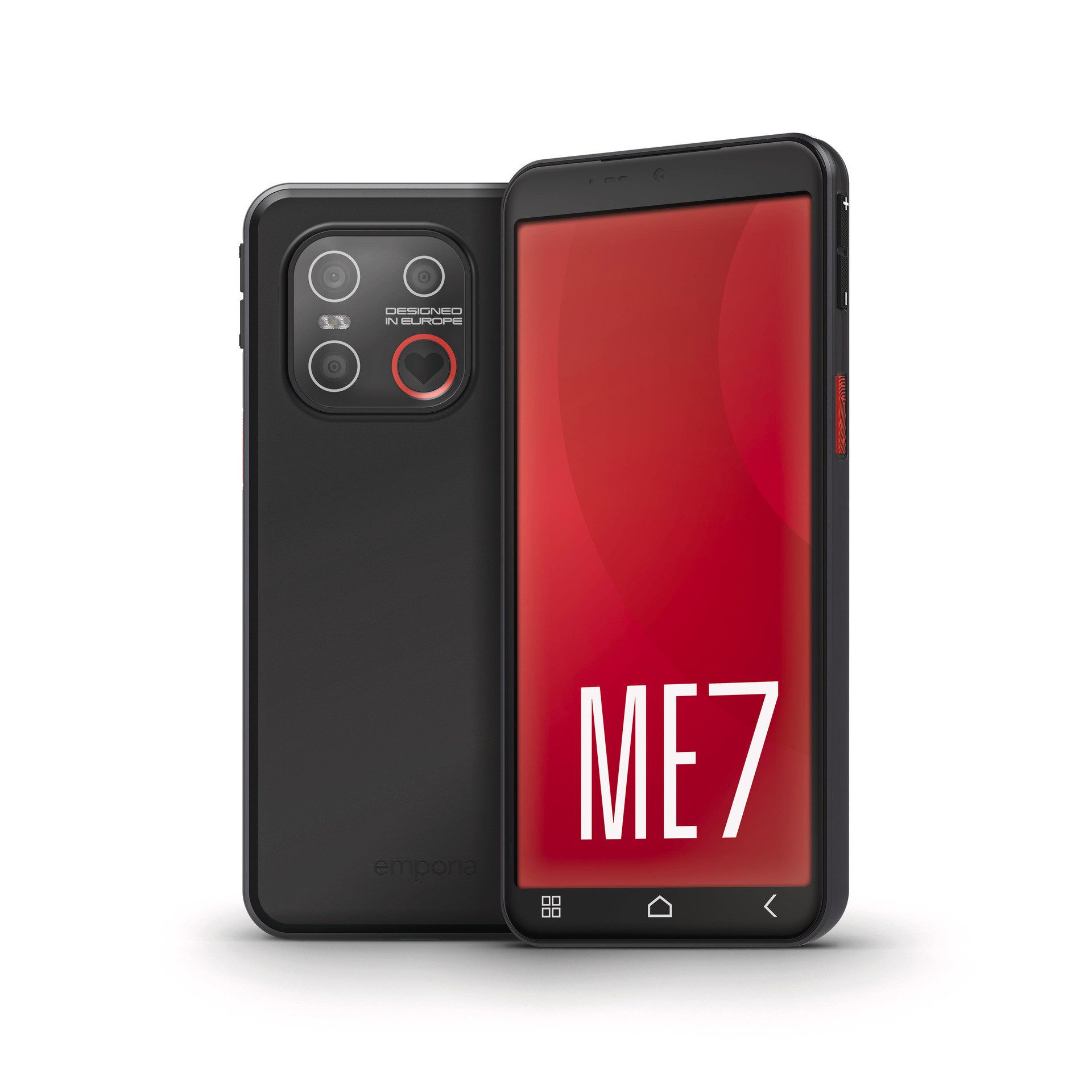 Emporia emporia SMART.ME 7 Smartphone (5,45 Zoll, 128 GB Speicherplatz, 13 MP Kamera, Dreifach-Kamera)