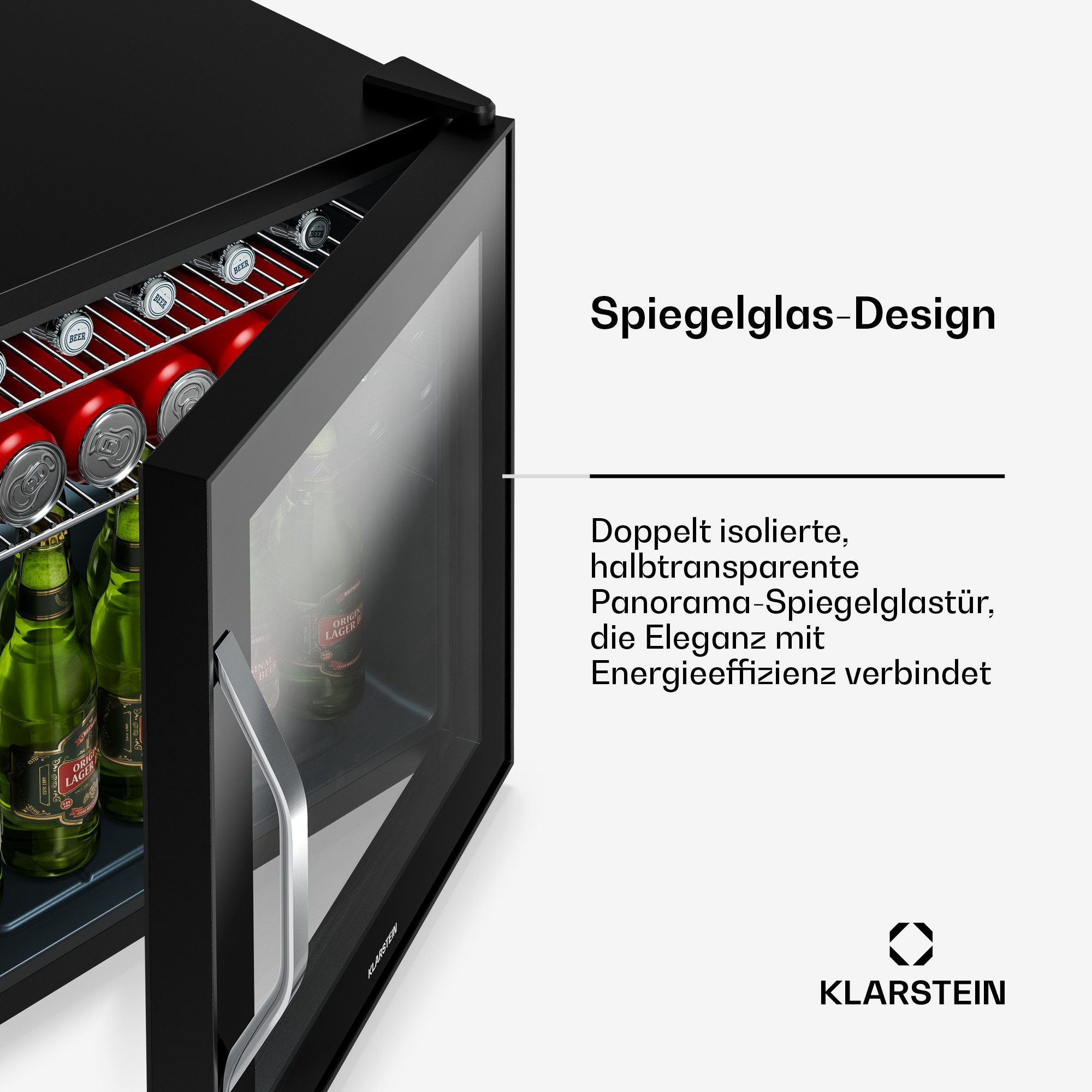 Klarstein Getränkekühlschrank 10047753, 52 cm hoch, 47.4 cm breit – Bild 5 von 5
