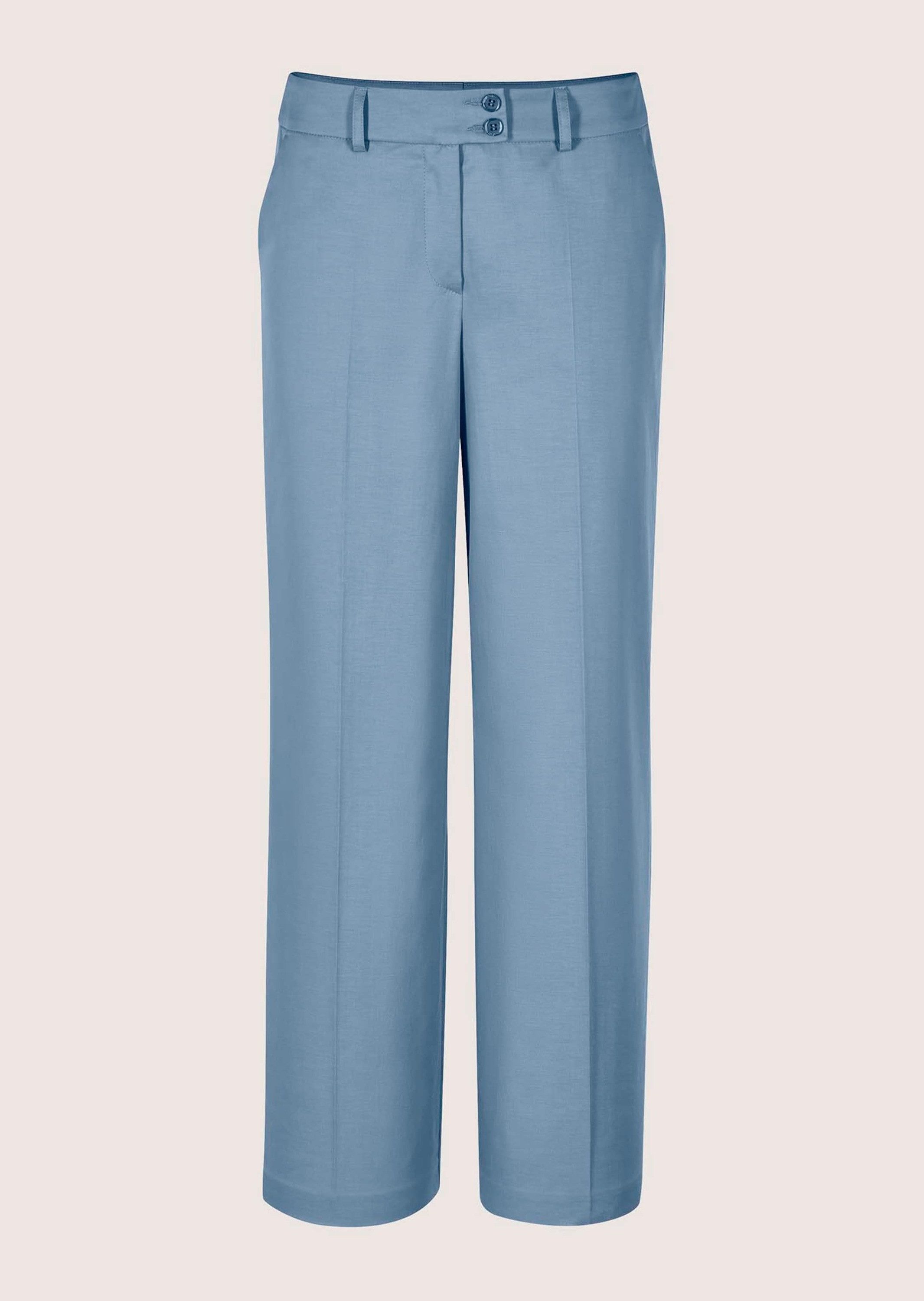 Culotte Kurzgröße: Elegante 7/8-Hose mit Bügelfalten
