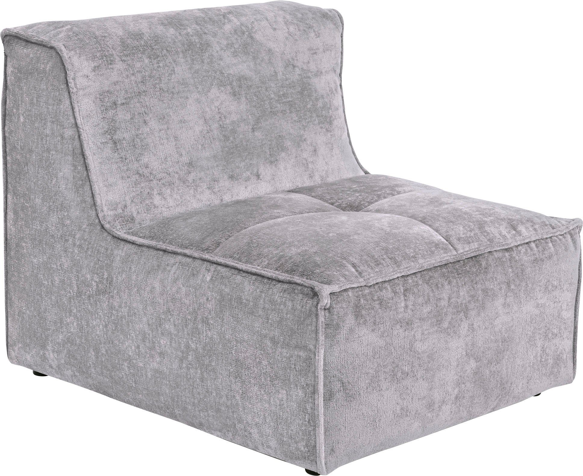 Monolid individuelle Modul Sofa-Mittelelement hellgrau als oder für separat St), verwendbar, (1 Zusammenstellung RAUM.ID