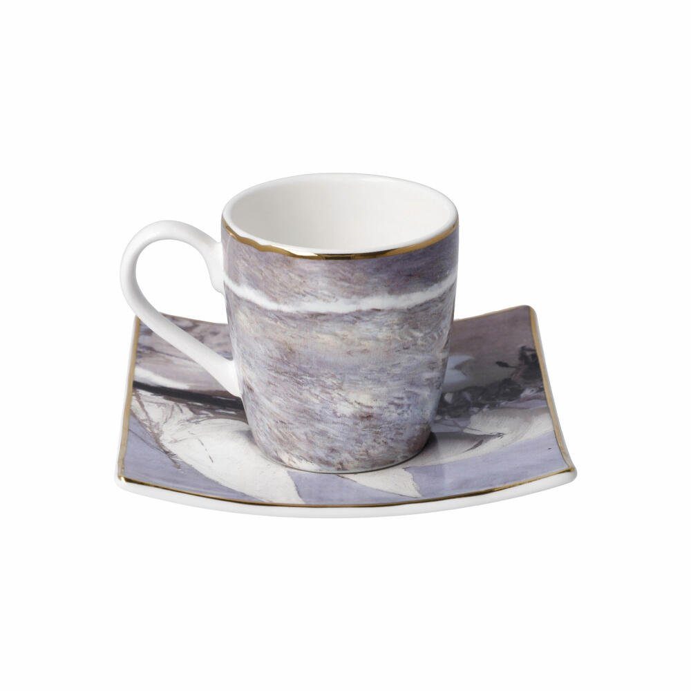 Goebel Espressotasse Joaquin Sorolla - Schwestern am Strand, Fine Bone China