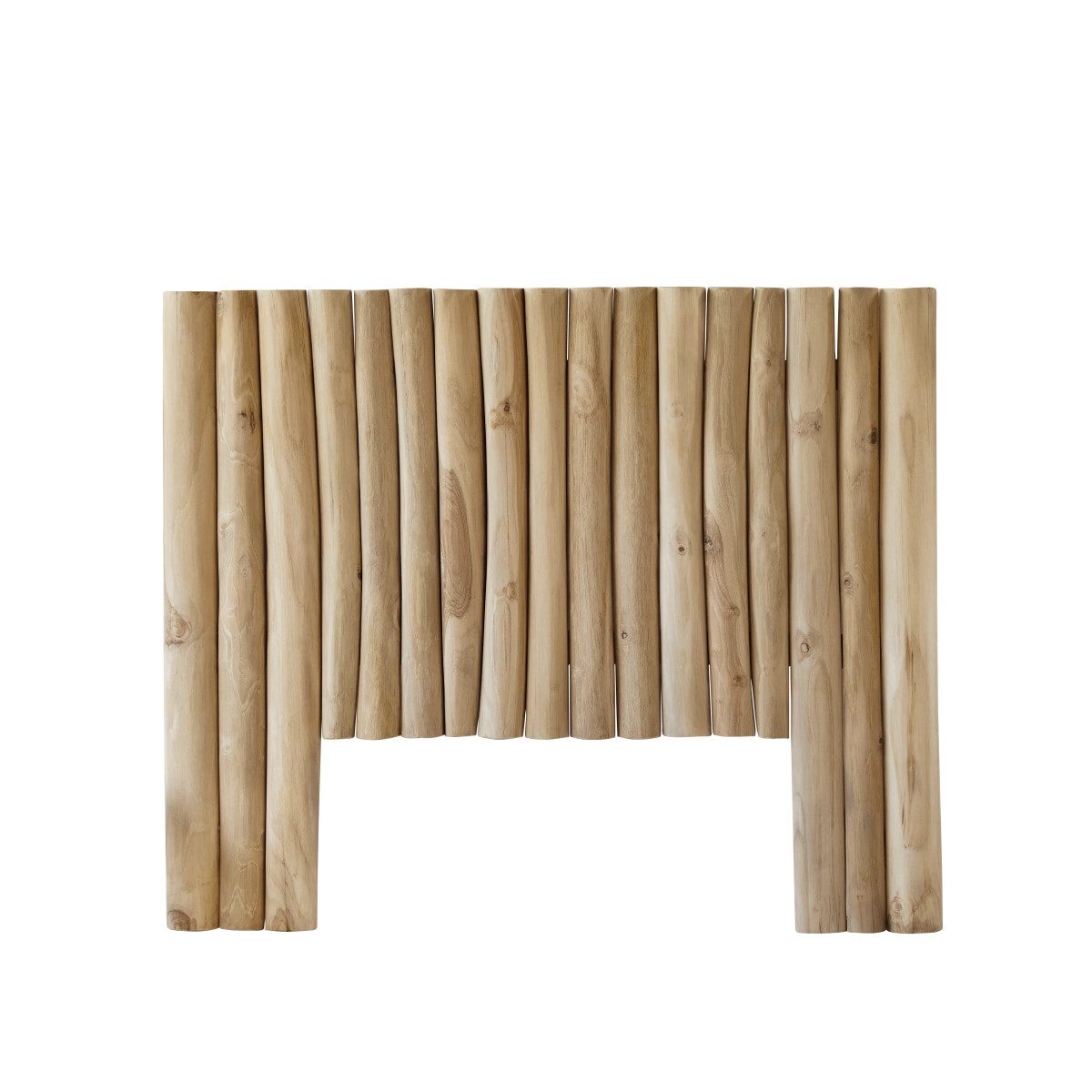 Tikamoon Massivholzbett Bett-Kopfteil River aus Teak-Treibholz, 120 (1-tlg)